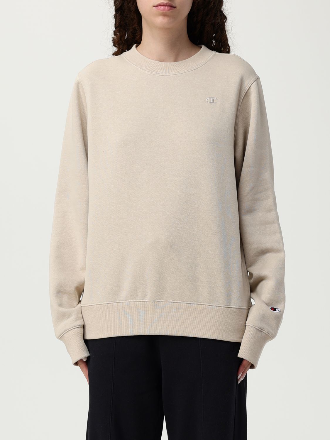 Champion Sweatshirt Damen Farbe Beige In Neutral