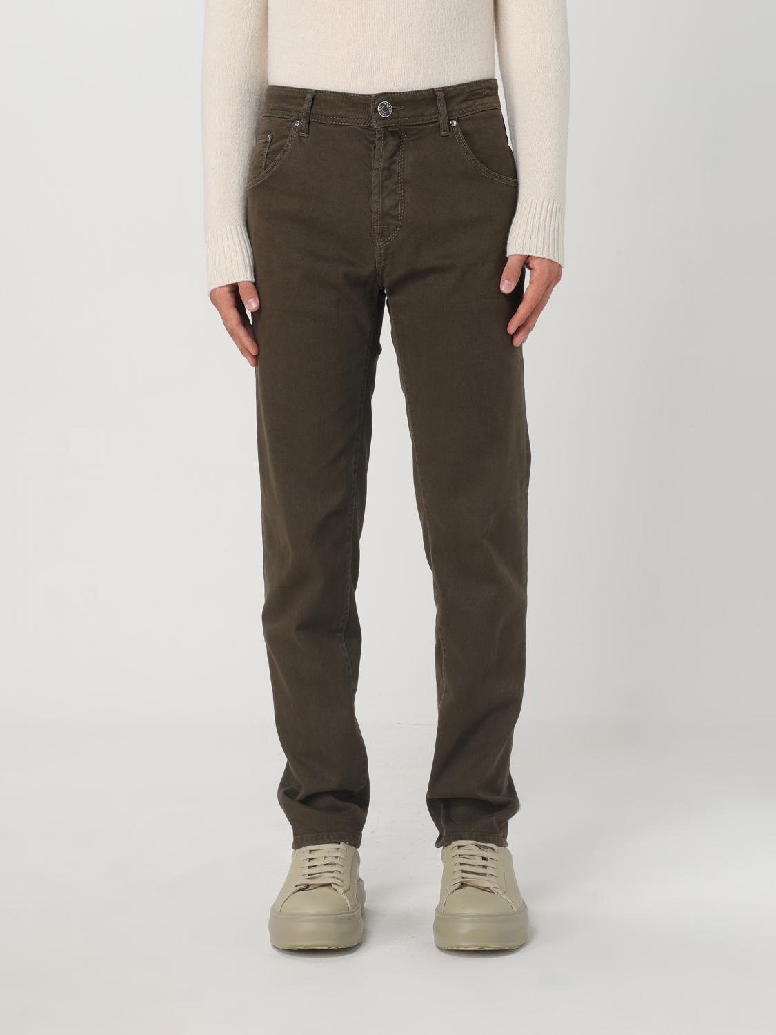 JACOB COHEN PANTS JACOB COHEN MEN COLOR BROWN g19780032