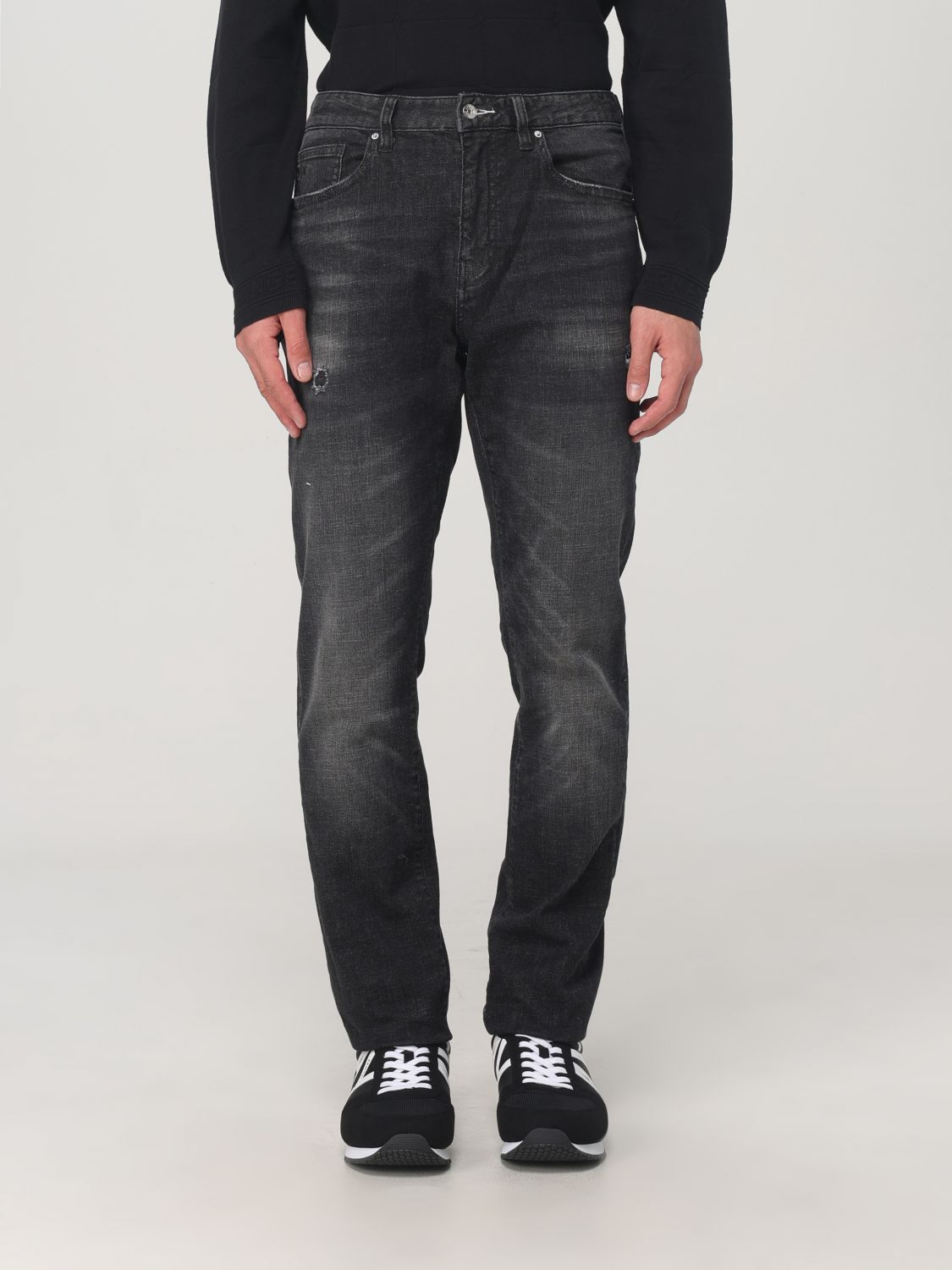 Shop Armani Exchange Jeans  Men Color Black In Schwarz