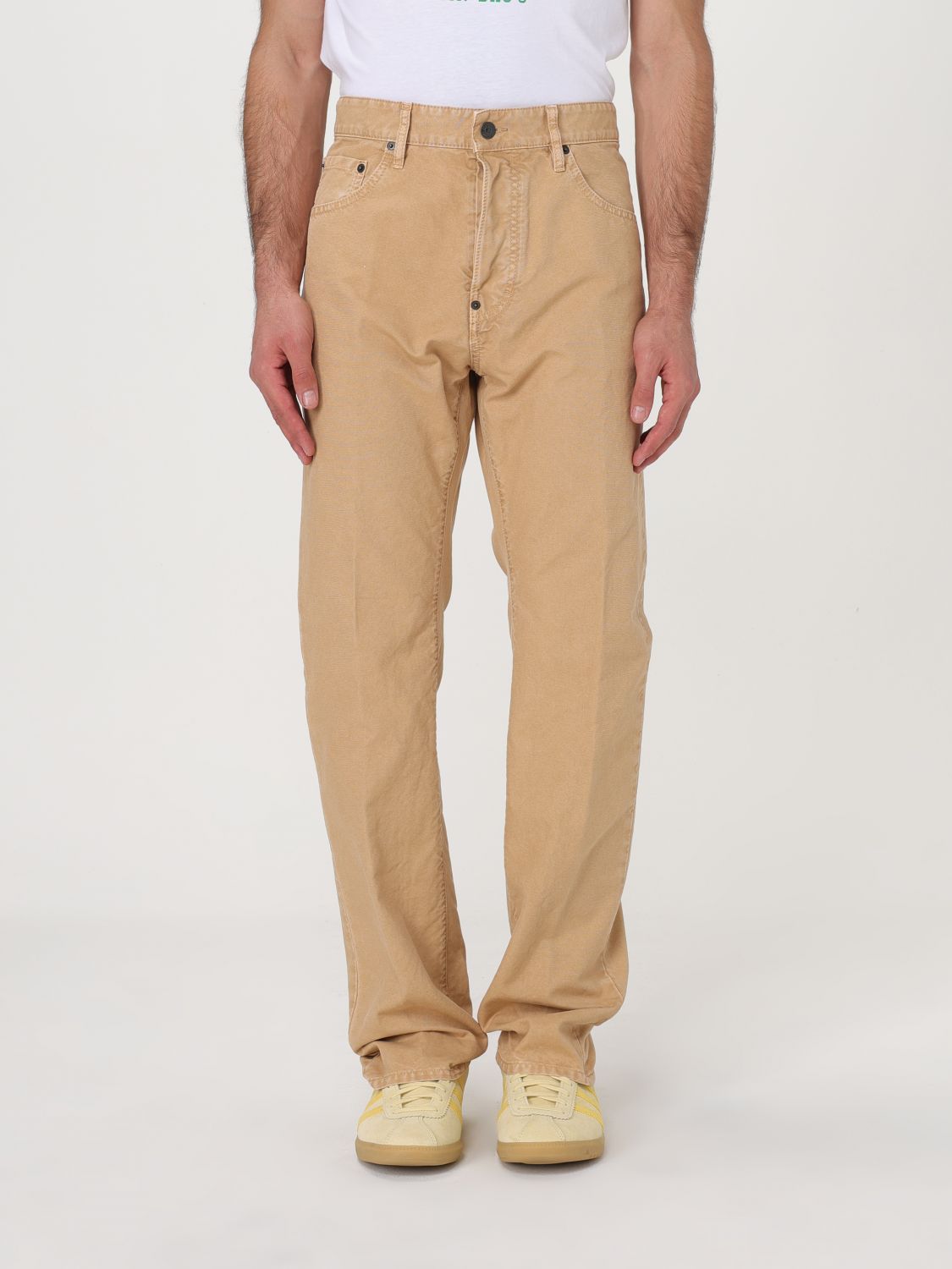 Shop Dsquared2 Pants  Men Color Beige