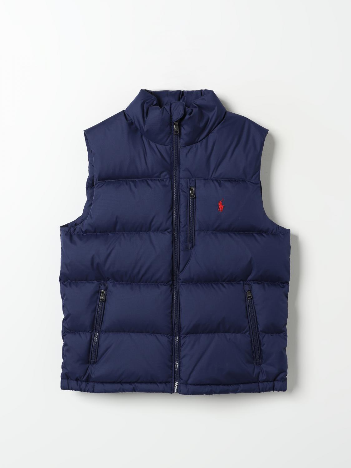Polo Ralph Lauren Waistcoat  Kids Color Blue In Blue