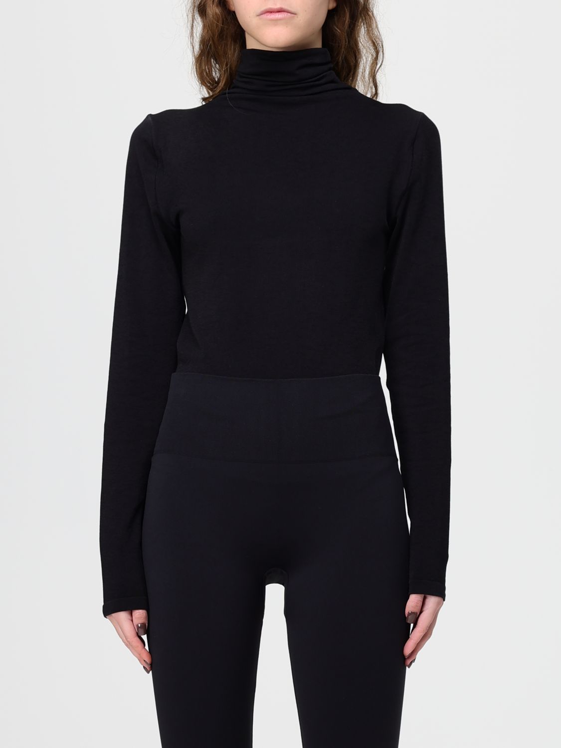 Wolford Top Woman Color Black In Black