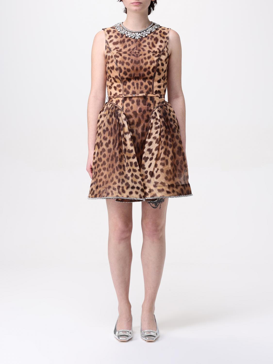 Shop Zimmermann Dress Woman Color Multicolor
