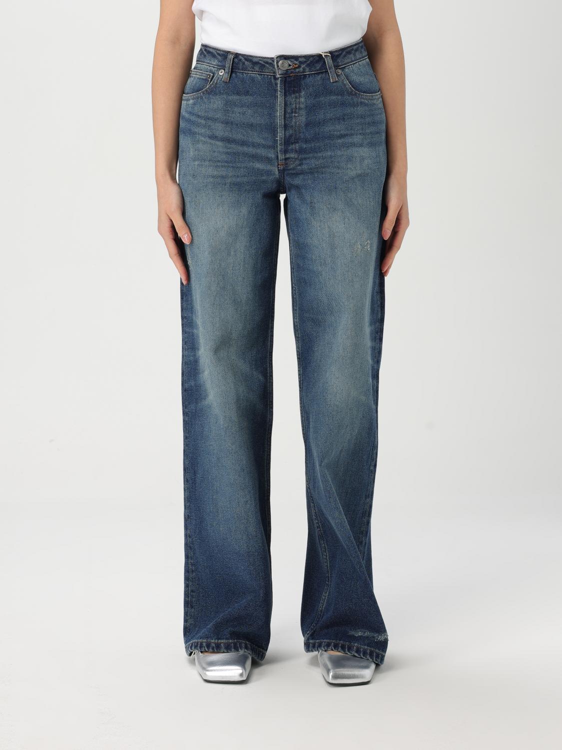 Apc Jeans A.p.c. Woman Color Denim In Denim