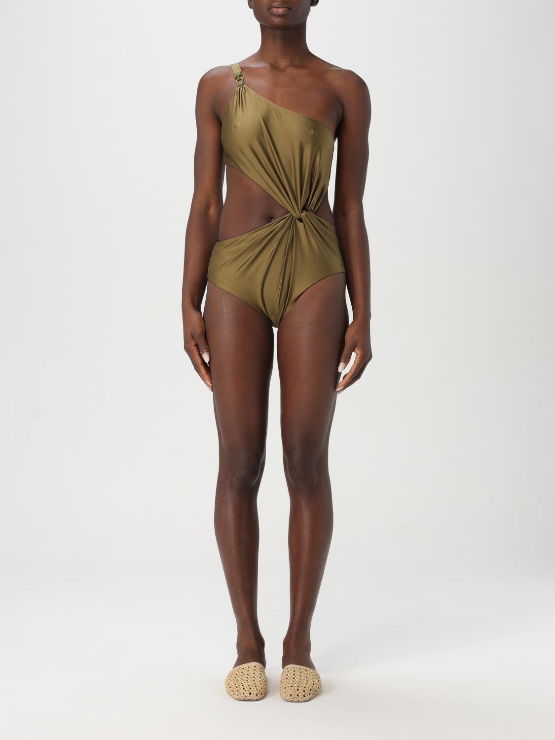 Zimmermann Wylie One-piece Swimsuit In Green