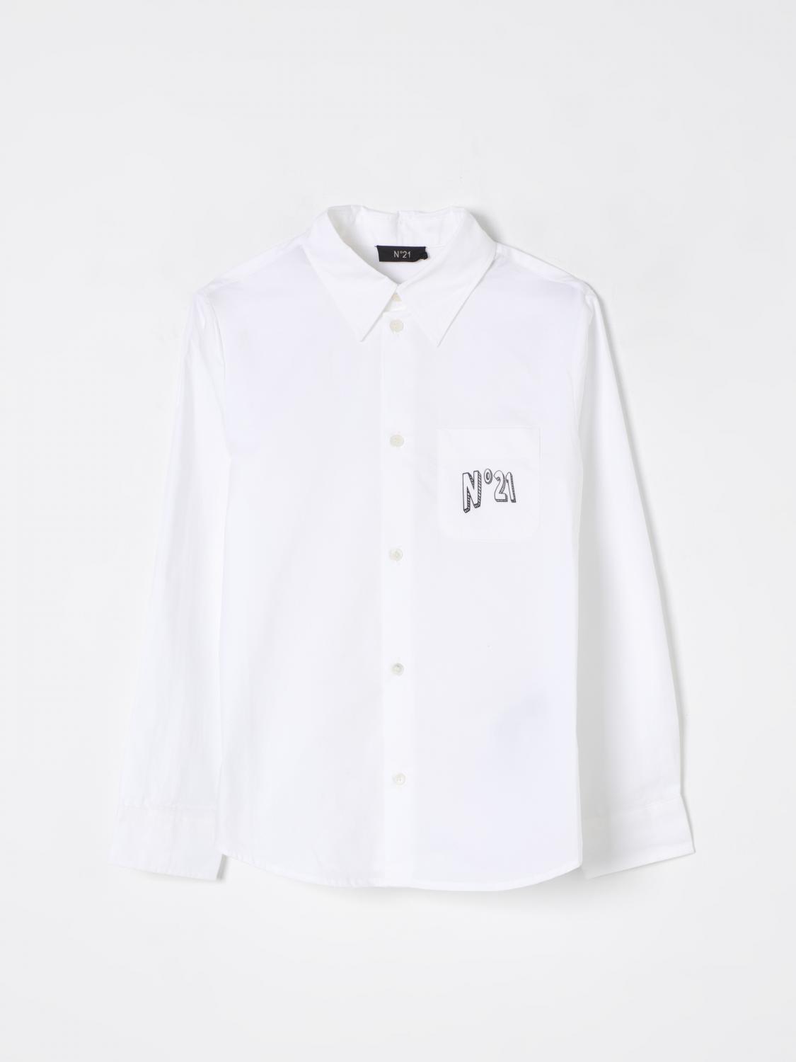 N°21 Shirt N° 21 Kids Color White In White