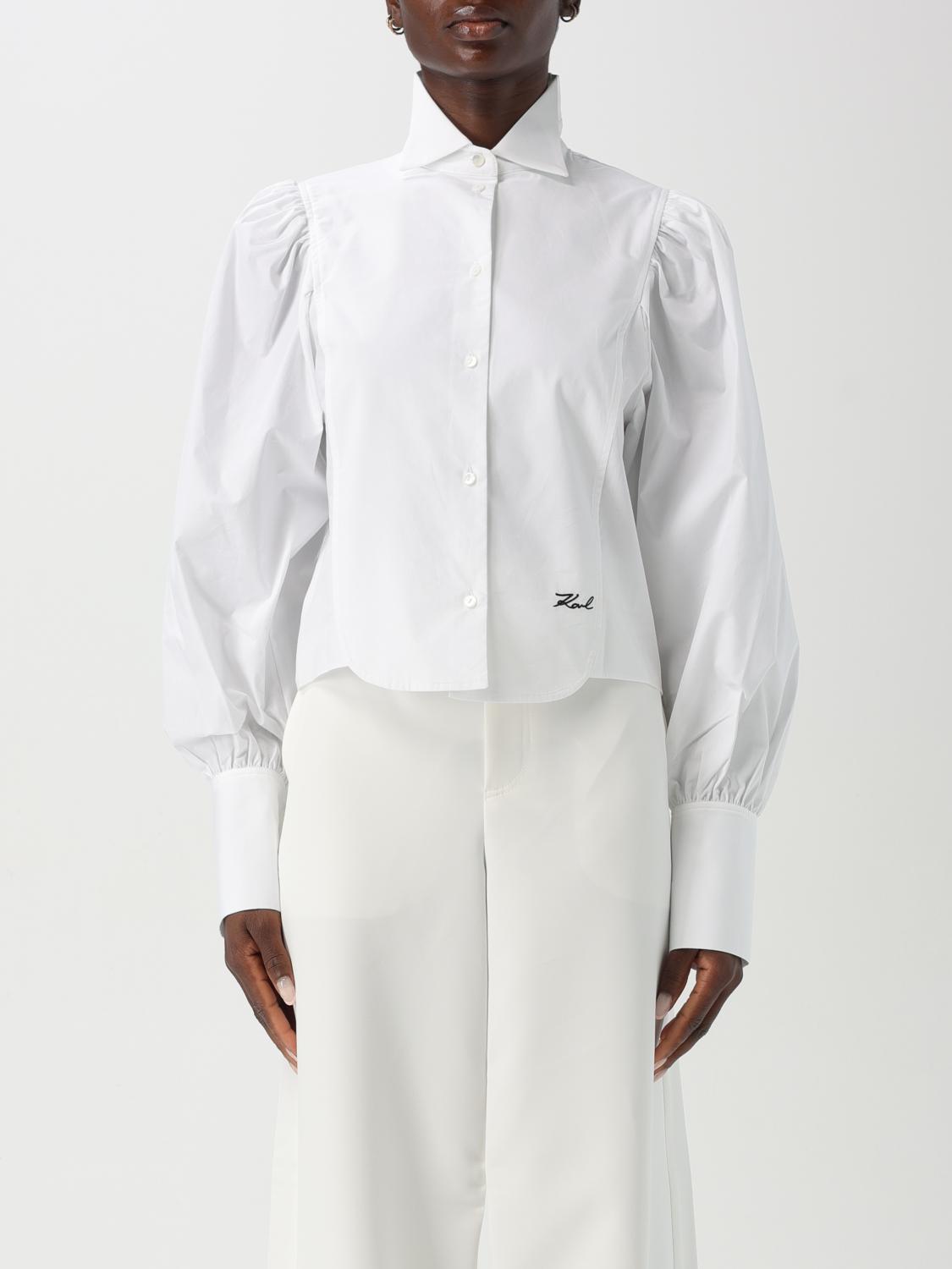 Karl Lagerfeld Shirt Woman Color White In White
