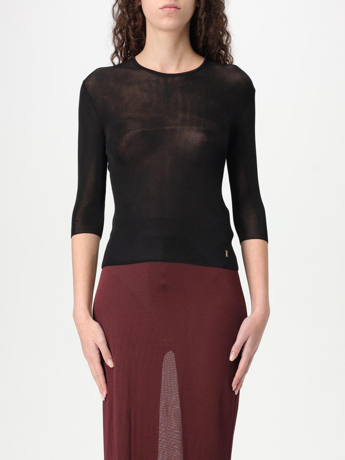 Saint Laurent Sweater Woman Color Black