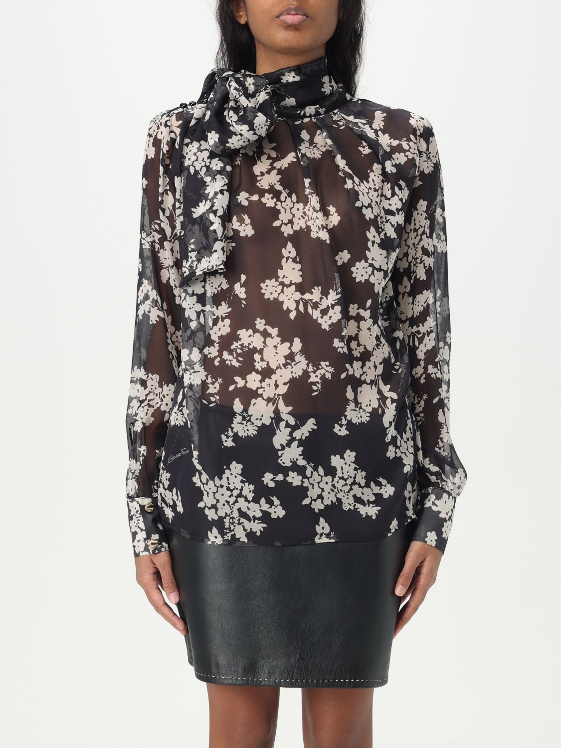 Elisabetta Franchi Shirt In Black