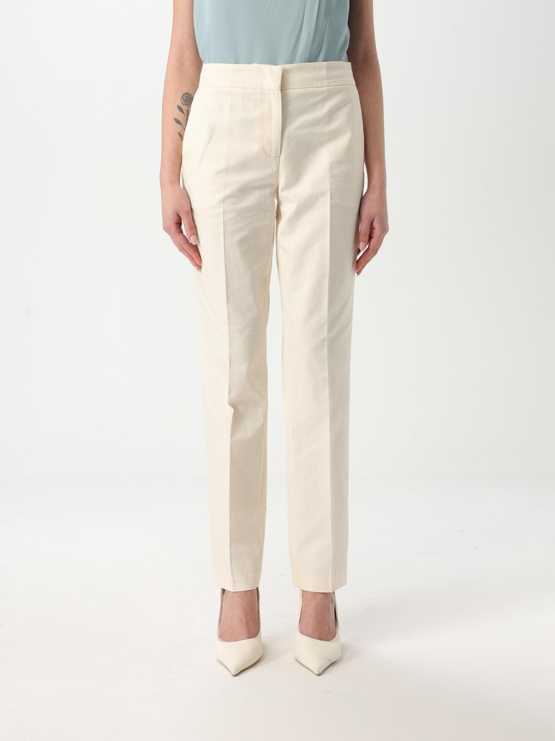 TWINSET PANTS TWINSET WOMAN COLOR PEARL g56504040