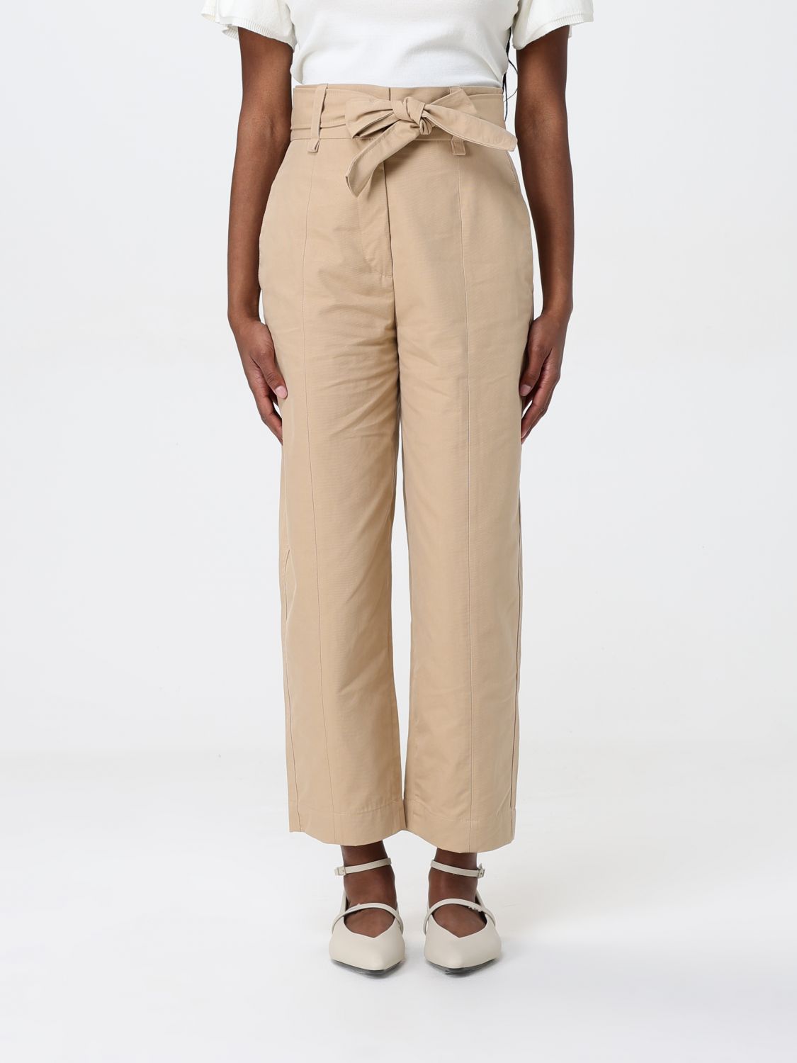 TWINSET PANTS TWINSET WOMAN COLOR ROPE g56505063