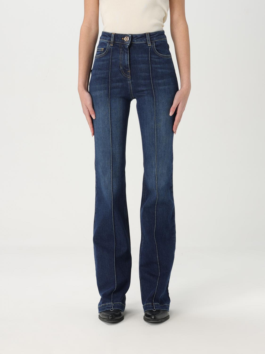 Shop Twinset Jeans Woman Color Denim