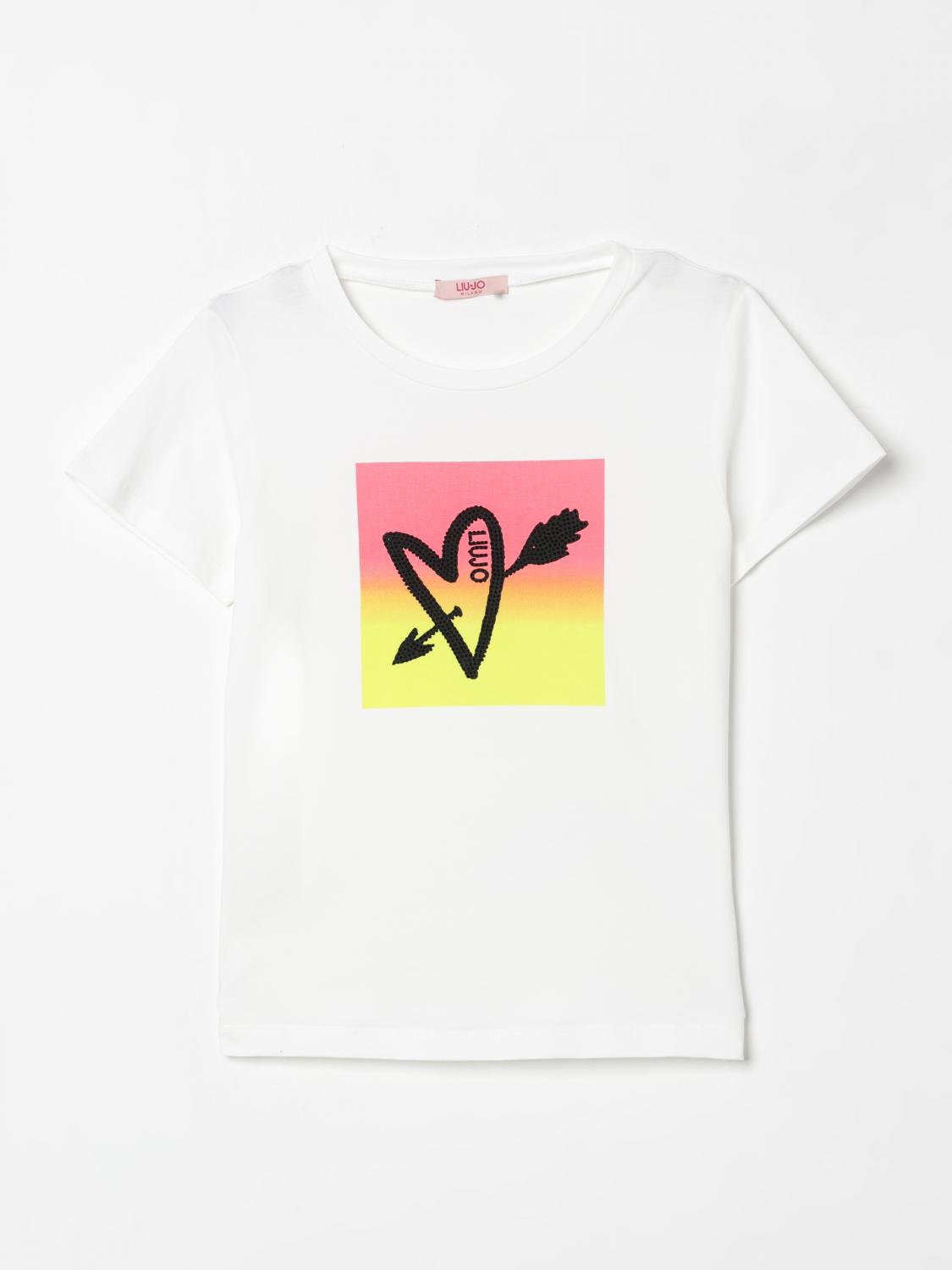 LIU •JO T-SHIRT LIU JO KIDS COLOR WHITE g57091001