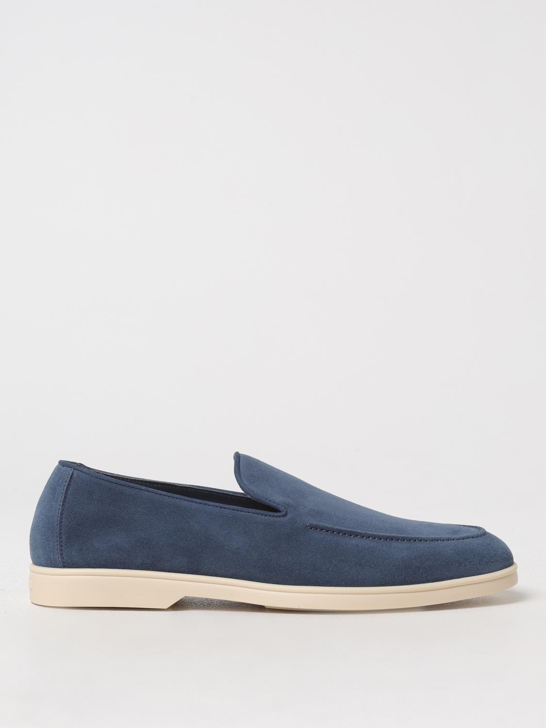 Doucal's Tassel Suede Loafers In Ocean