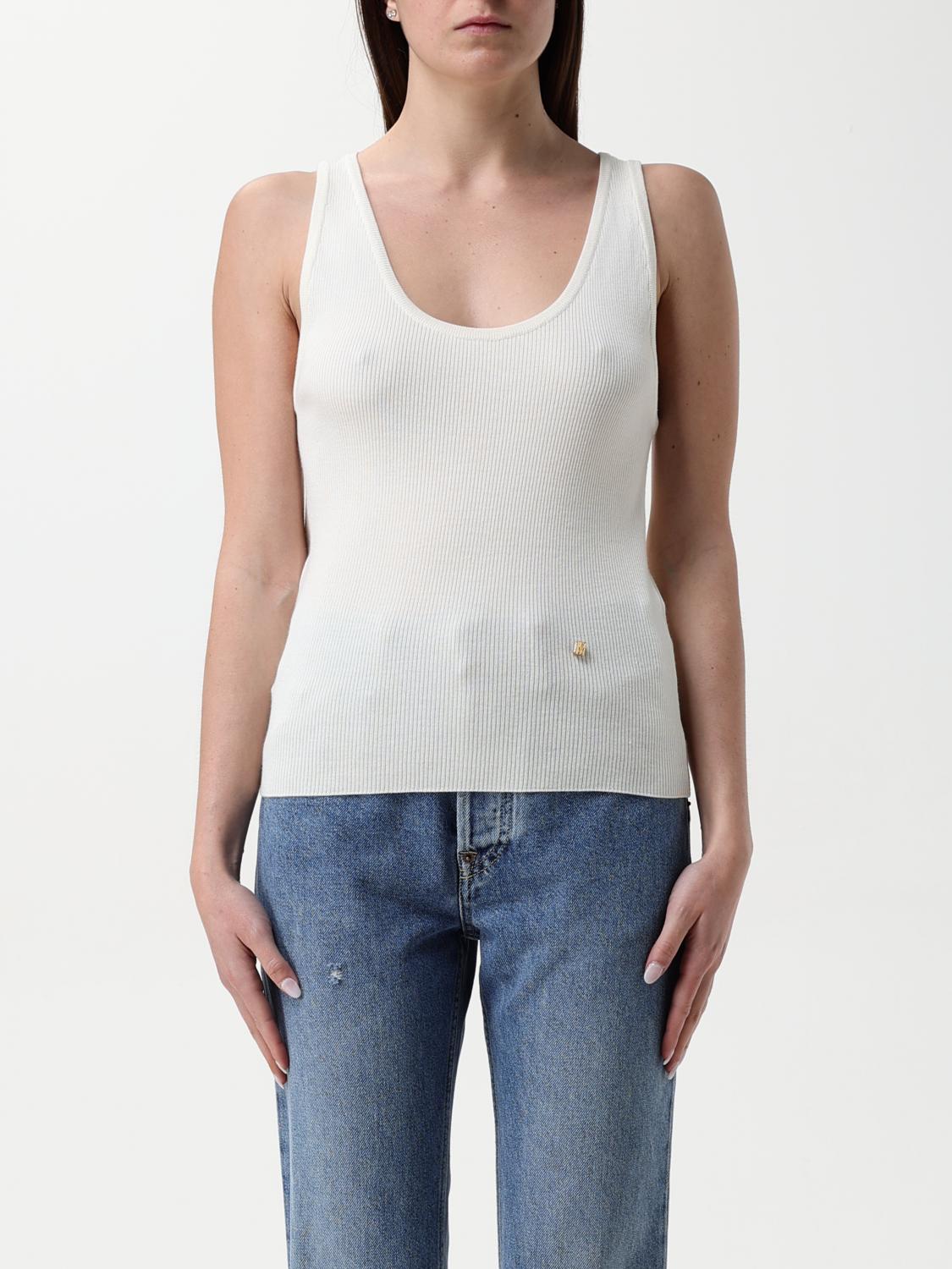 Moschino Top Couture Woman Color White In White