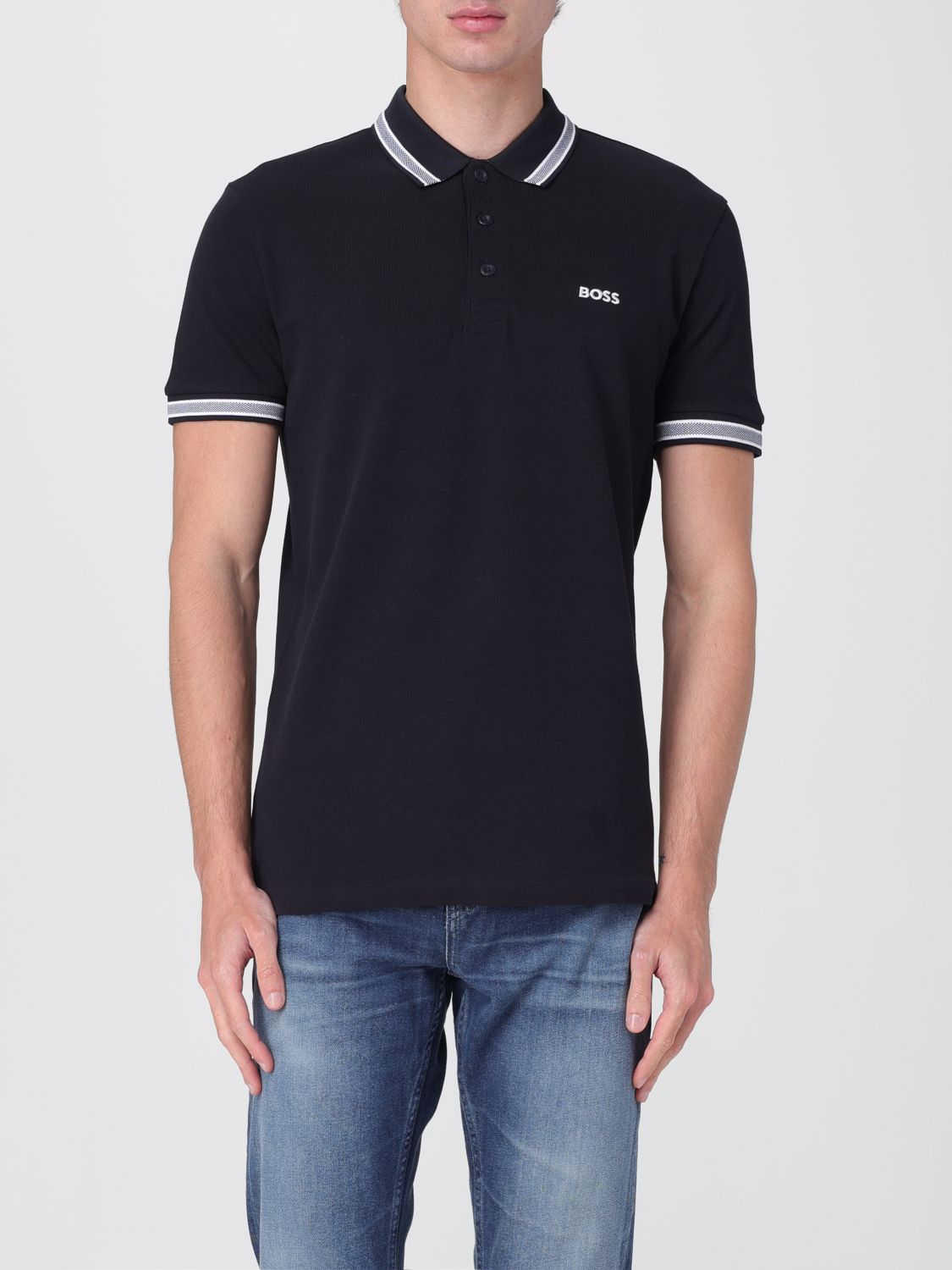 Shop Hugo Boss Polo Shirt Boss Men Color Blue 2
