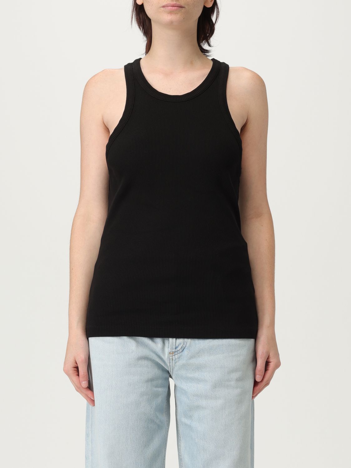 Agolde Rayne Ribbed Knit Tank Top