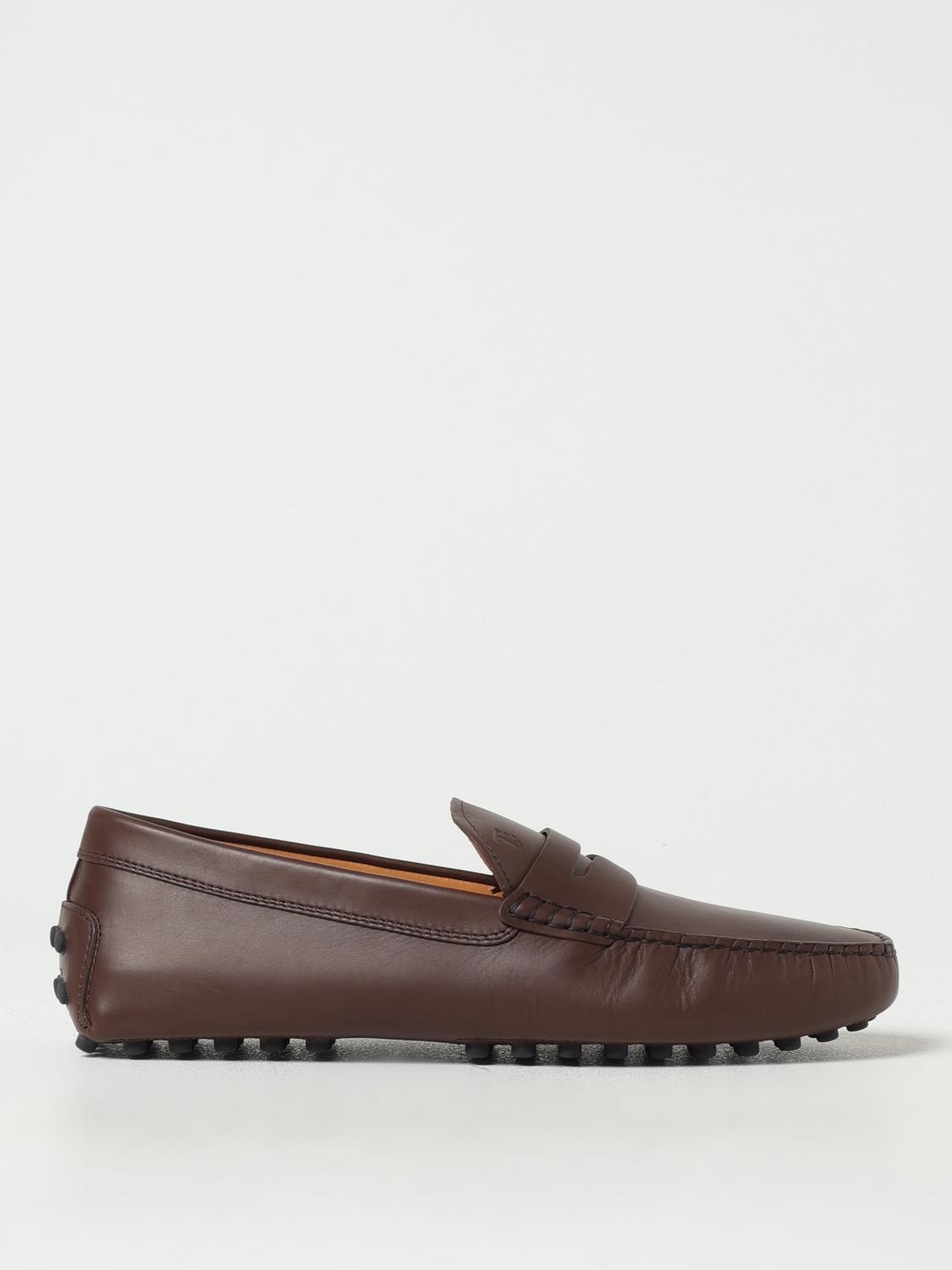 Tod's Gommino Bubble In Leather - Furry Lining In Brown