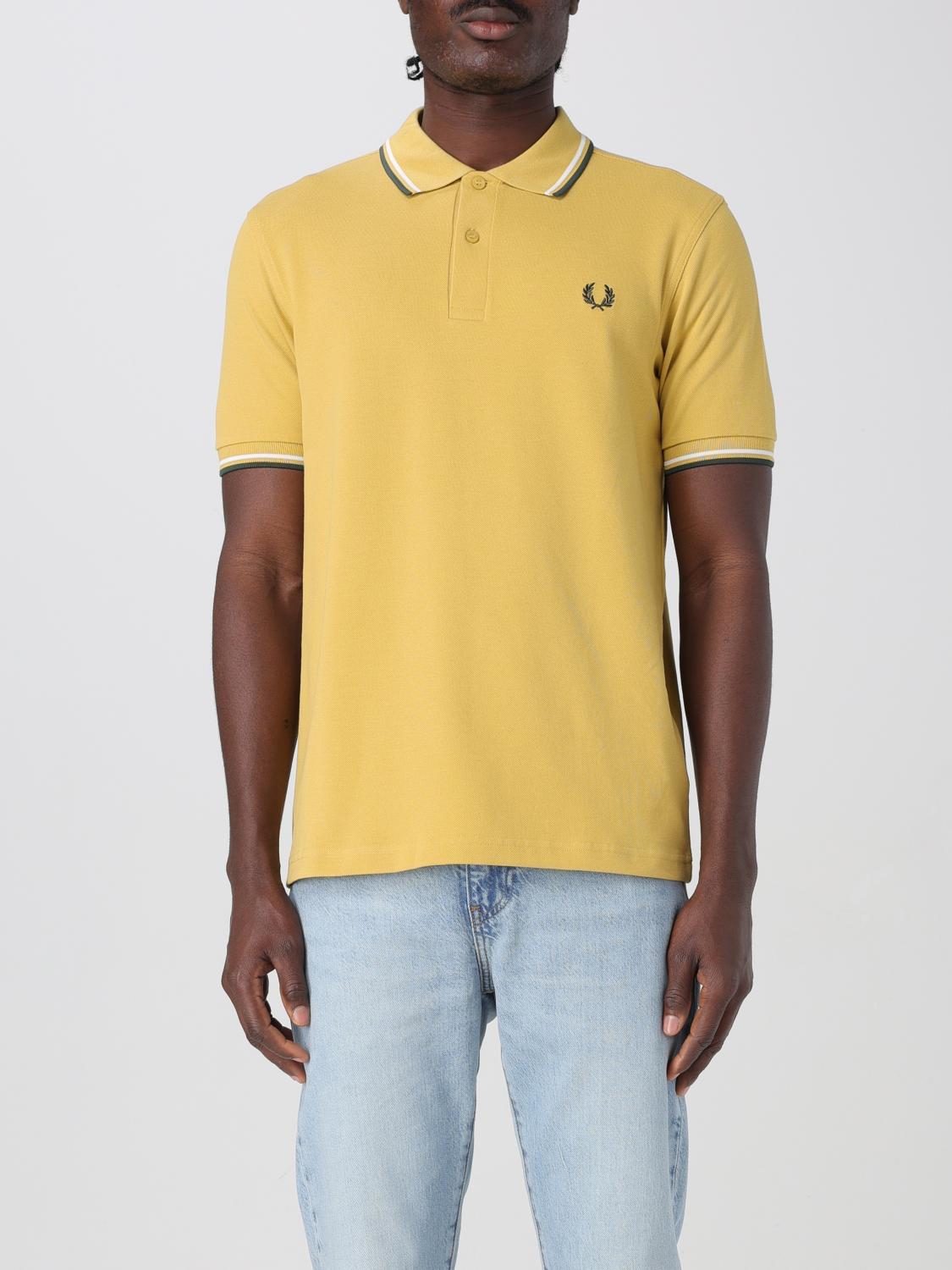Fred Perry Polo Herren Farbe Gelb In Gelb