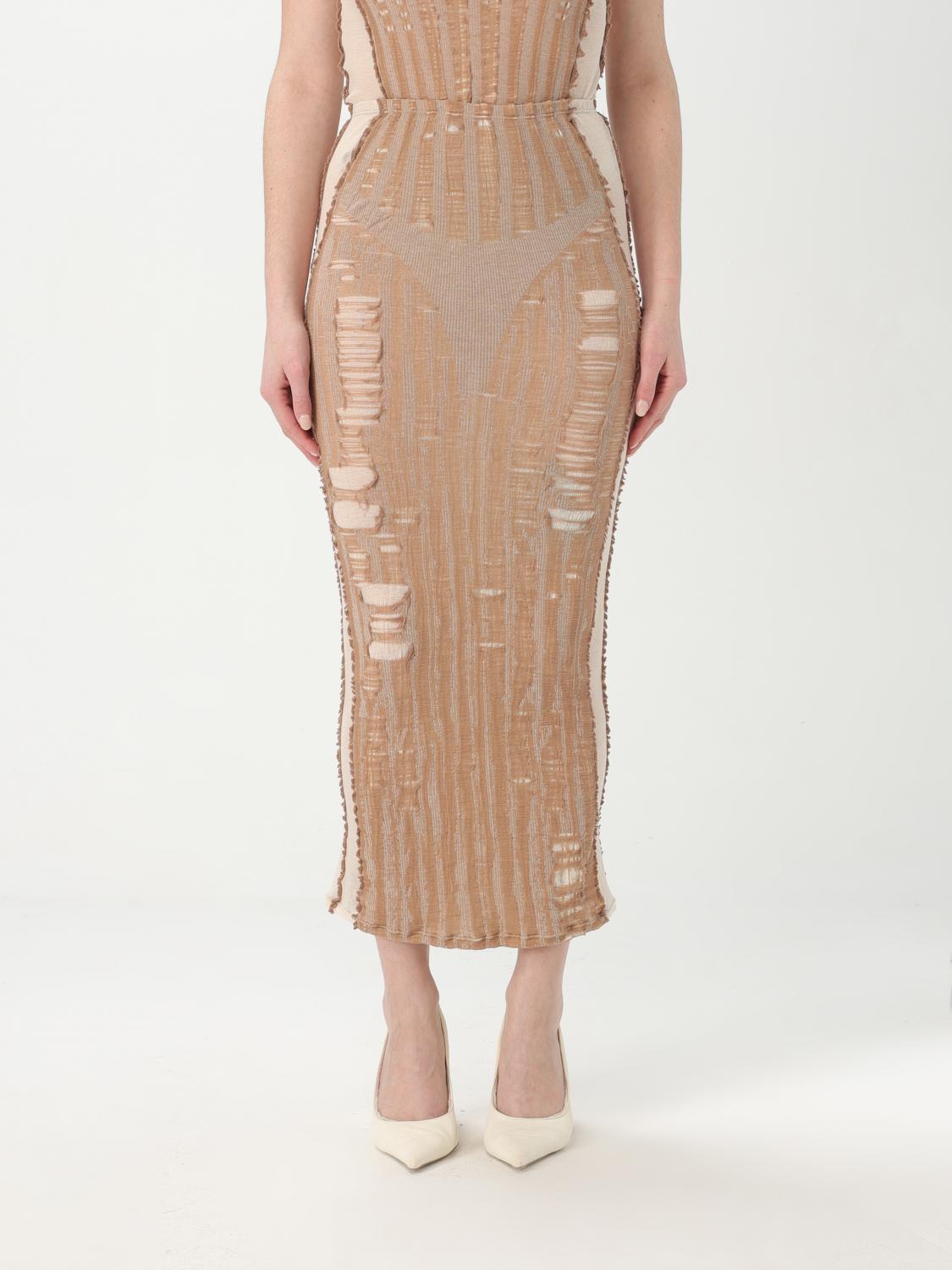 Diesel M-calina Midi Skirt In Pink