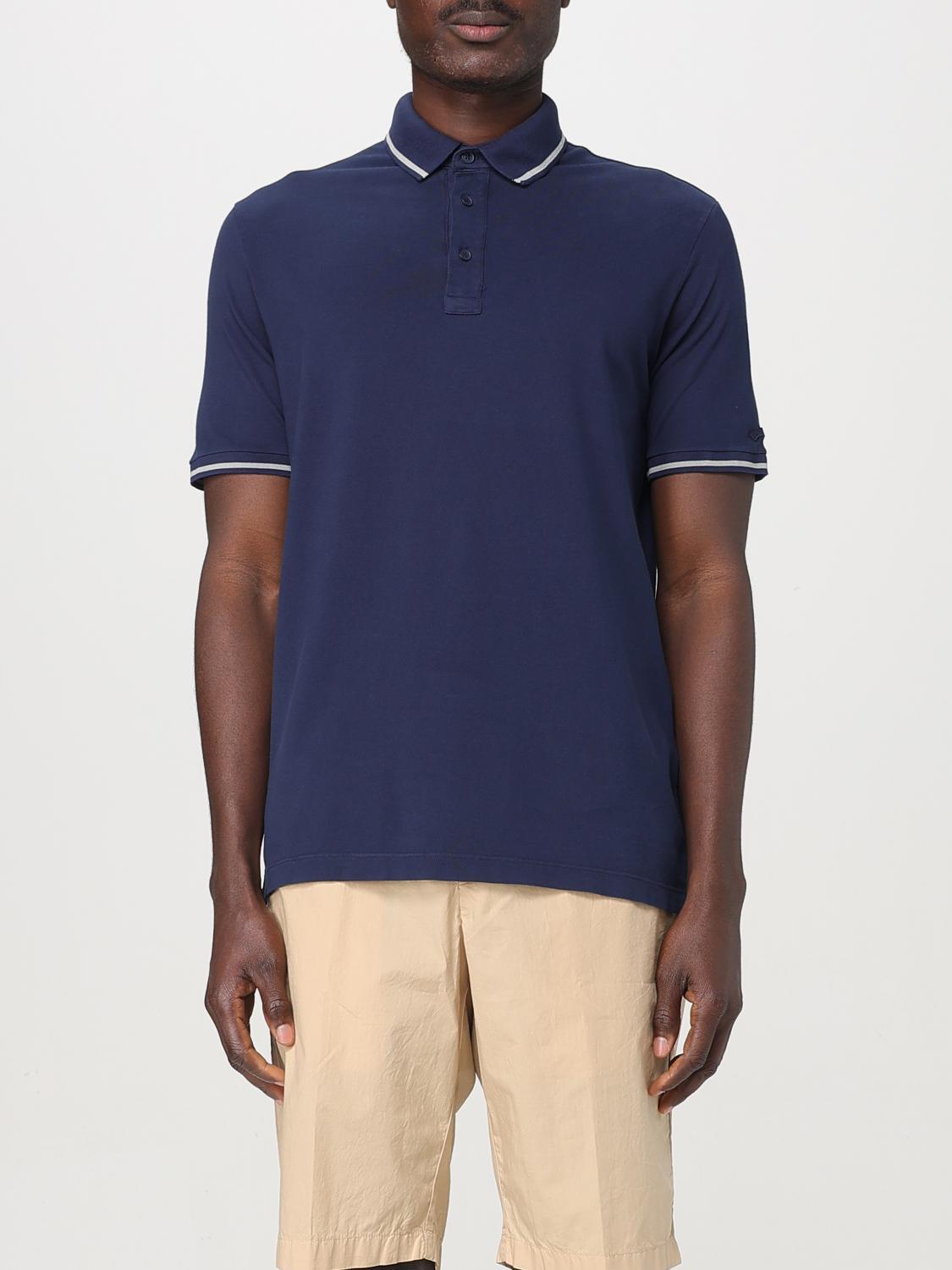 Paul & Shark Polo Shirt Men Color Blue In Blue