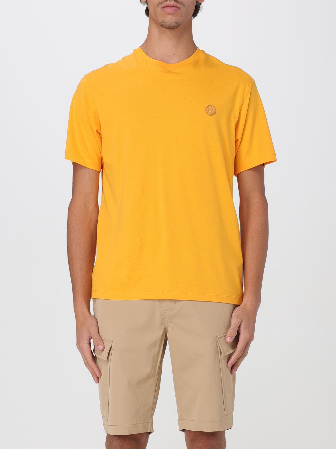 Save The Duck T-shirt Men Color Yellow In Yellow