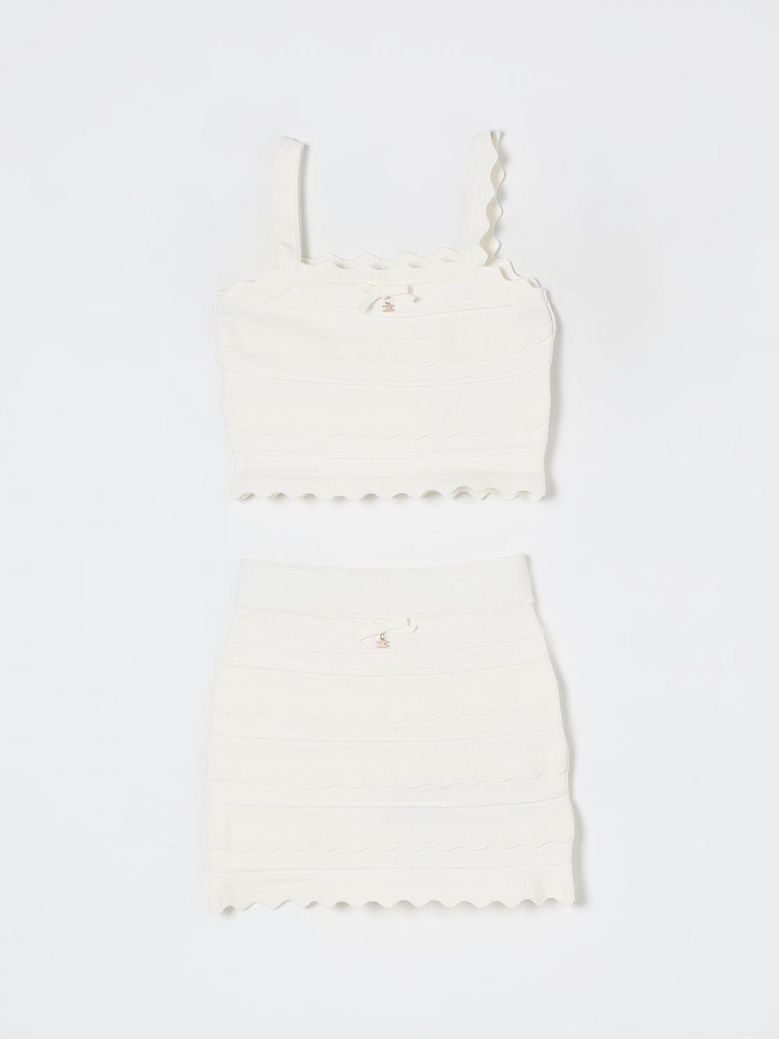 Shop Elisabetta Franchi La Mia Bambina Co-ords Kids Color Yellow Cream