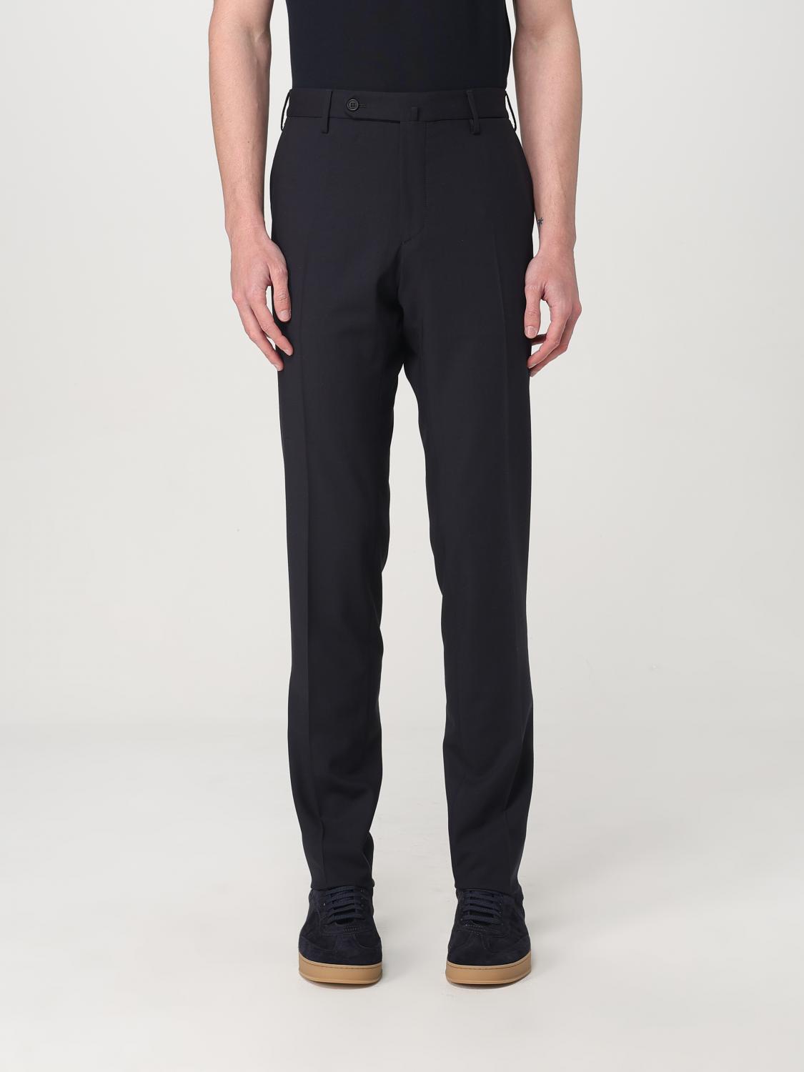 Incotex Pants Men Color Blue In Black