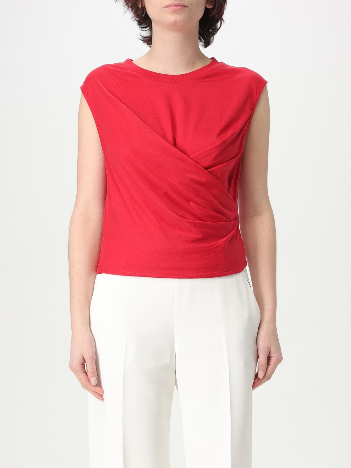 Shop Baum Und Pferdgarten T-shirt Woman Color Red In Rot