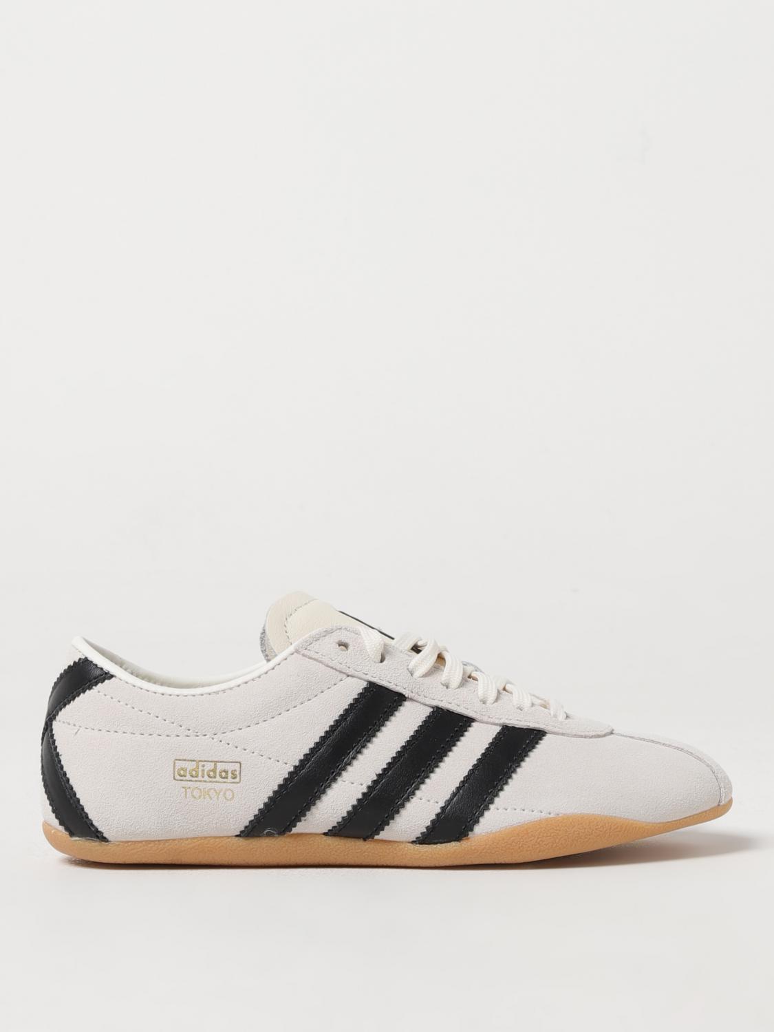Adidas Originals Adidas Tokyo Low Top Suede Sneaker In White