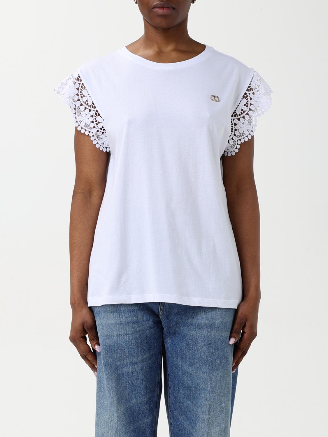 Twinset Cotone T-shirt In White