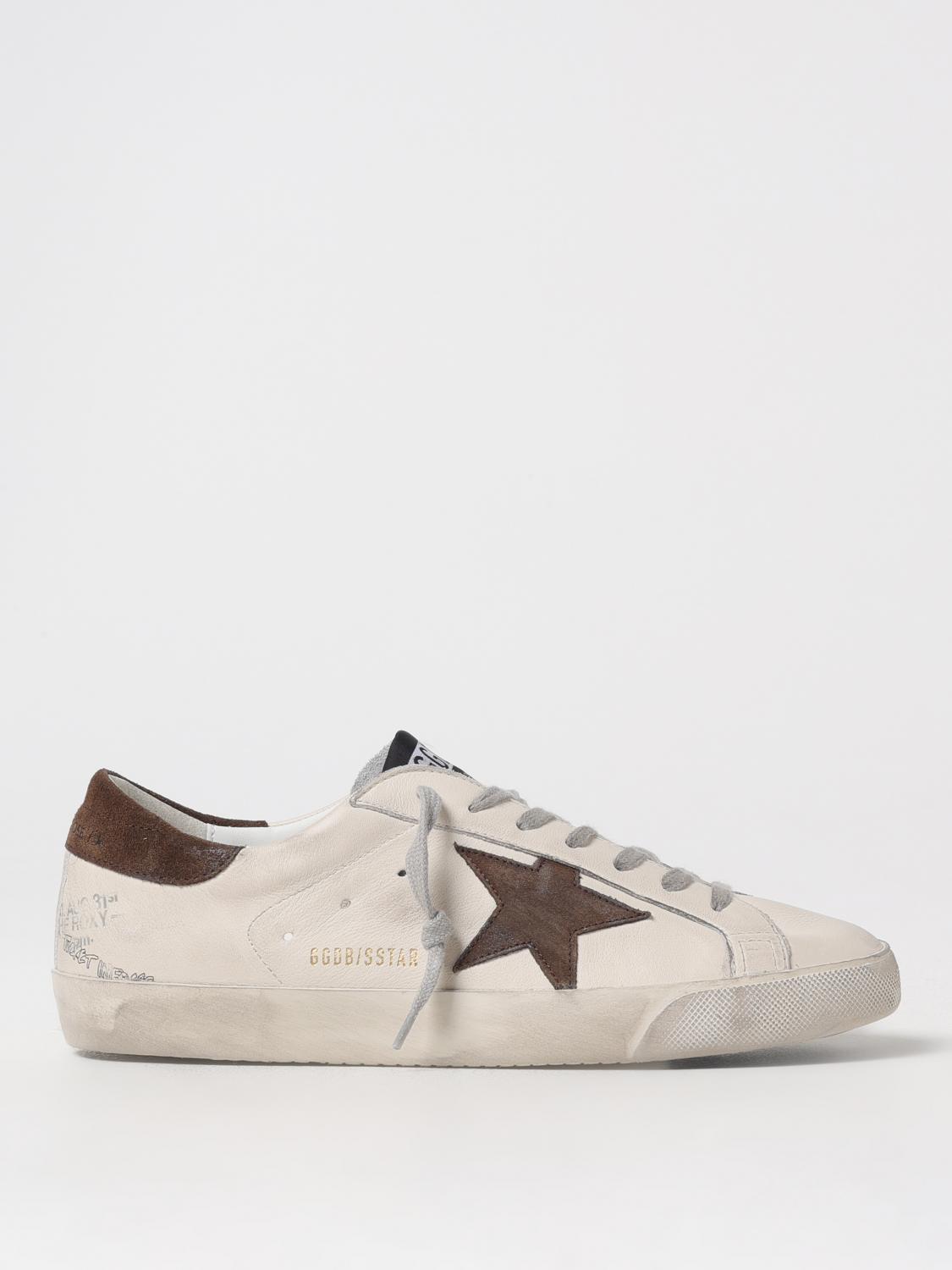 Golden Goose Unisex Super-star Low Top Sneakers In Weiss