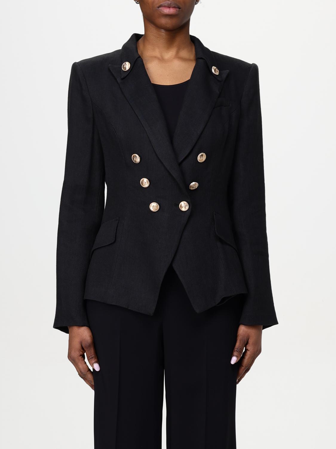 Elisabetta Franchi Blazer Woman Color Black In Black