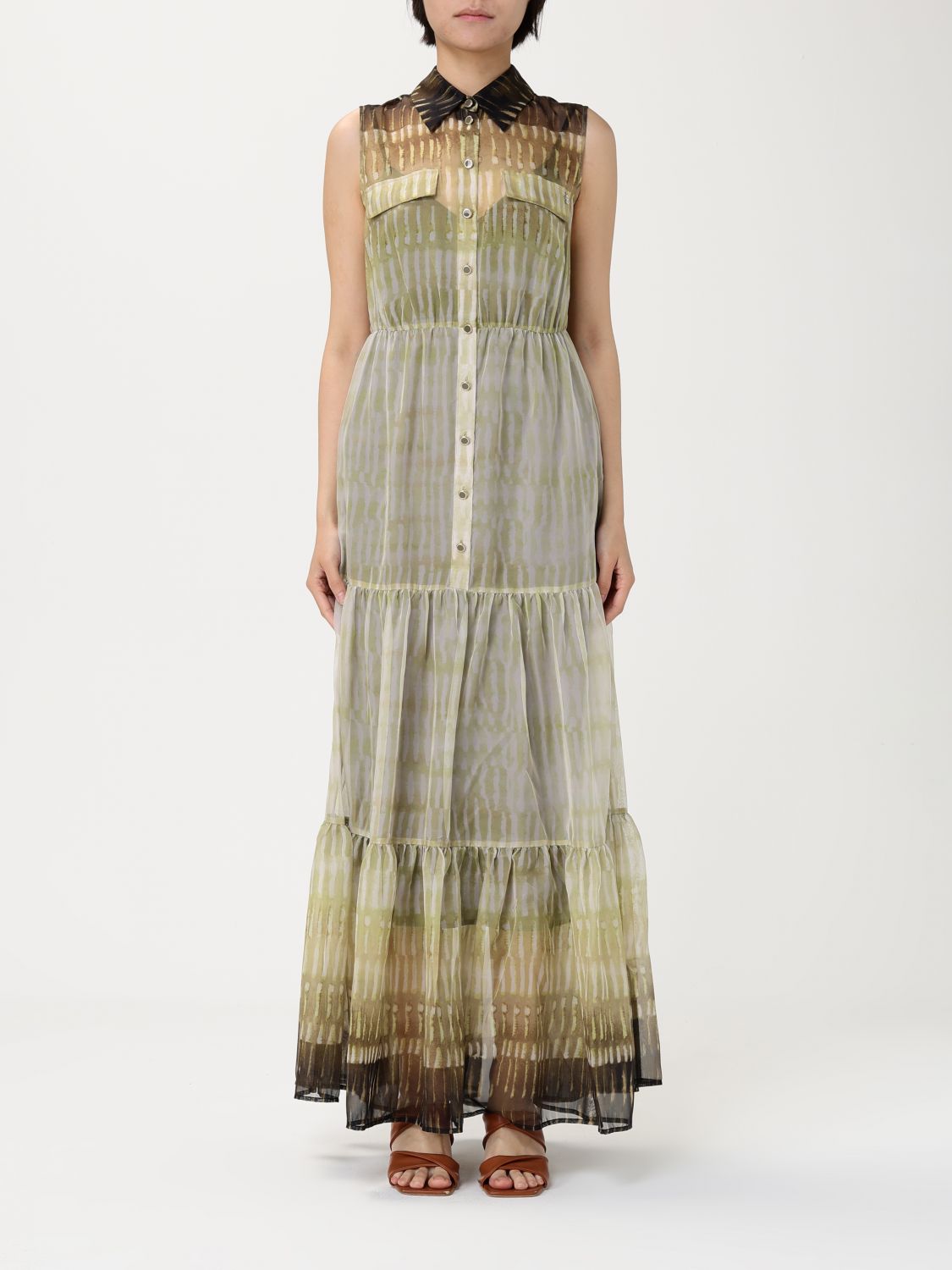 Liu Jo Γυναικών Πράσινο Dress Woman Color