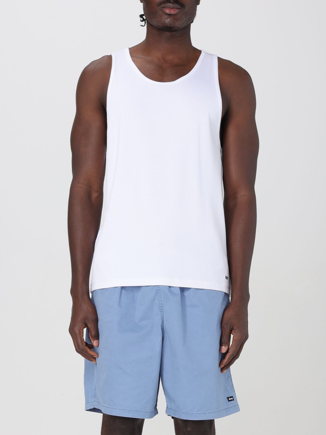 Obey Tank Top Men Color White In White