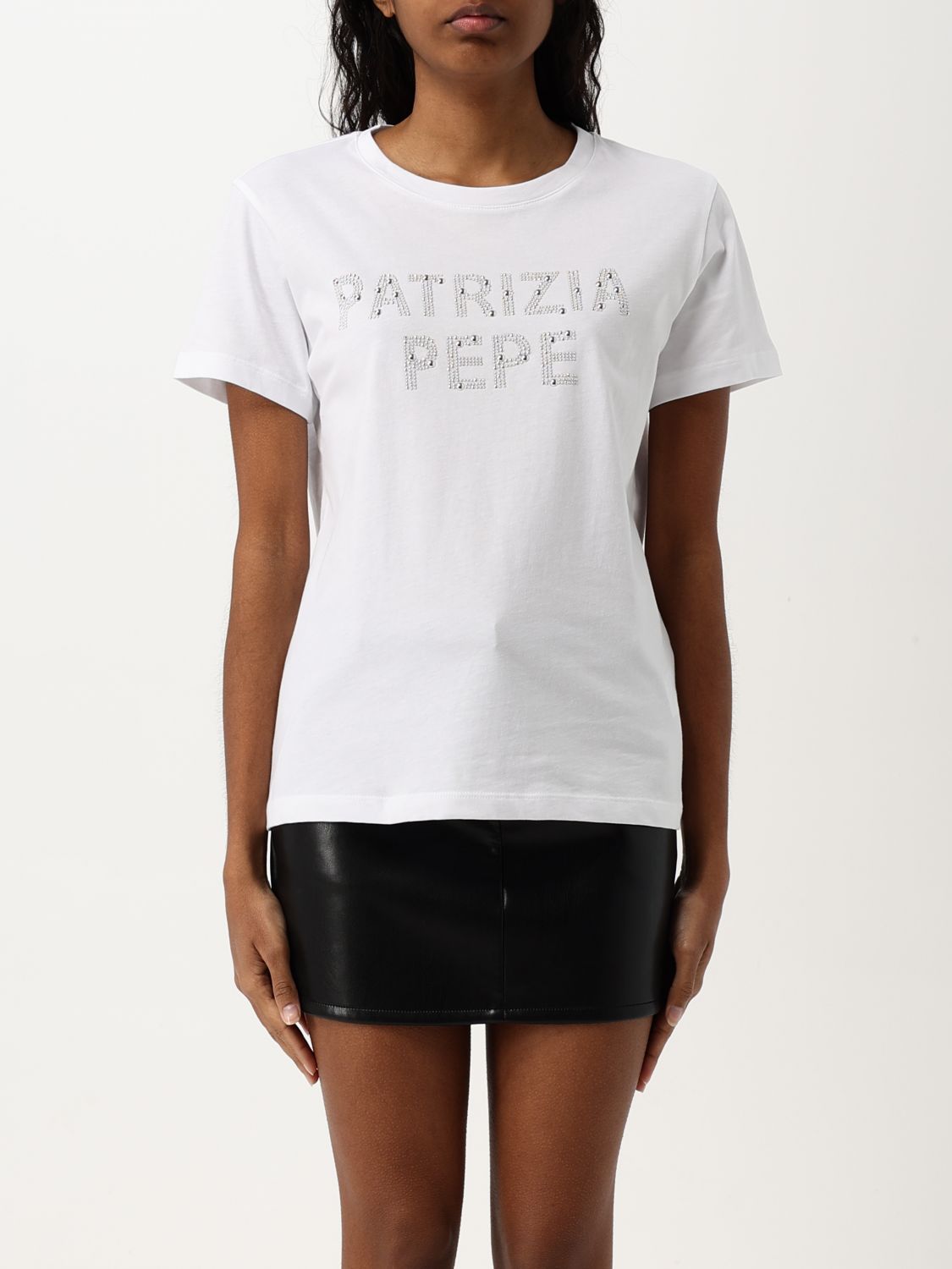 PATRIZIA PEPE T-SHIRT PATRIZIA PEPE WOMAN COLOR WHITE g75105001