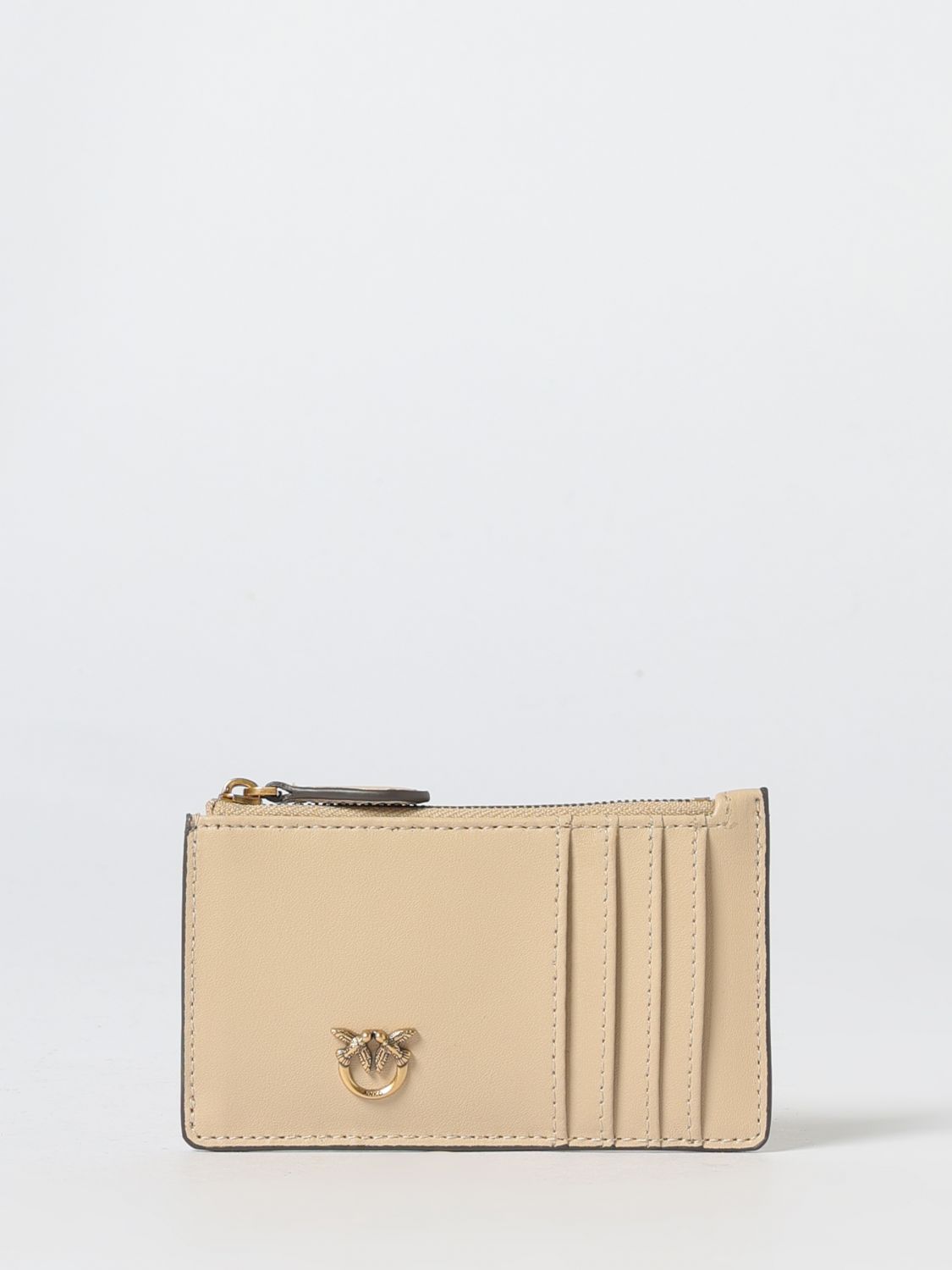 Pinko Wallet  Woman Color Beige In Neutral