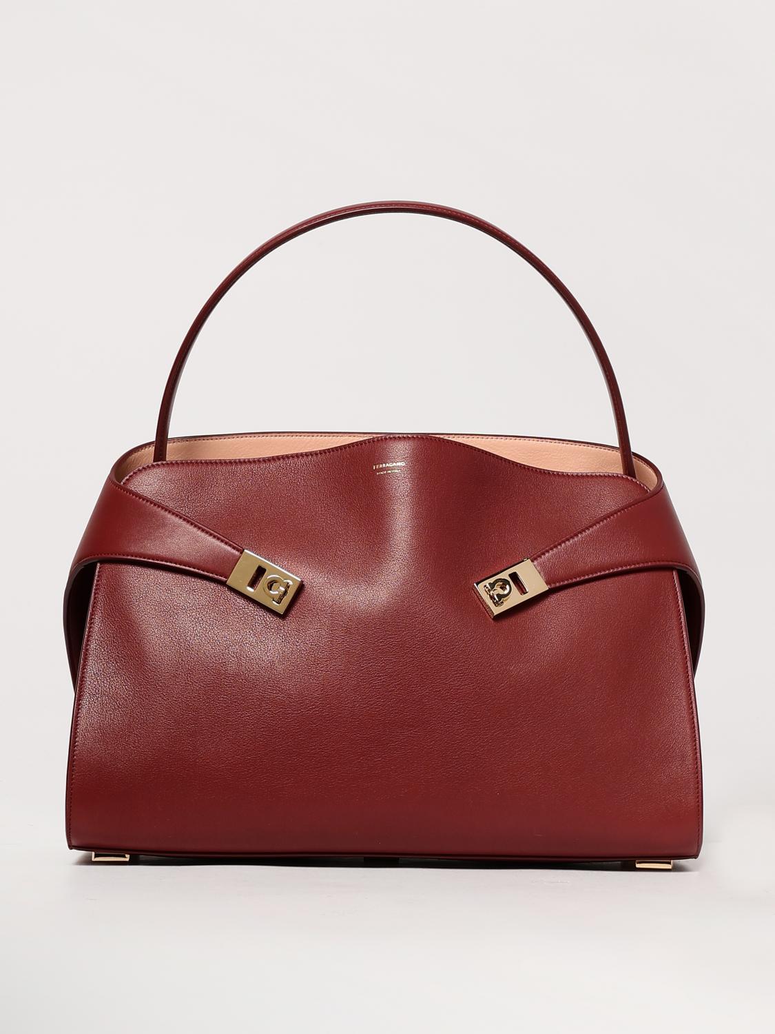 Shoulder Bag FERRAGAMO Woman color Red