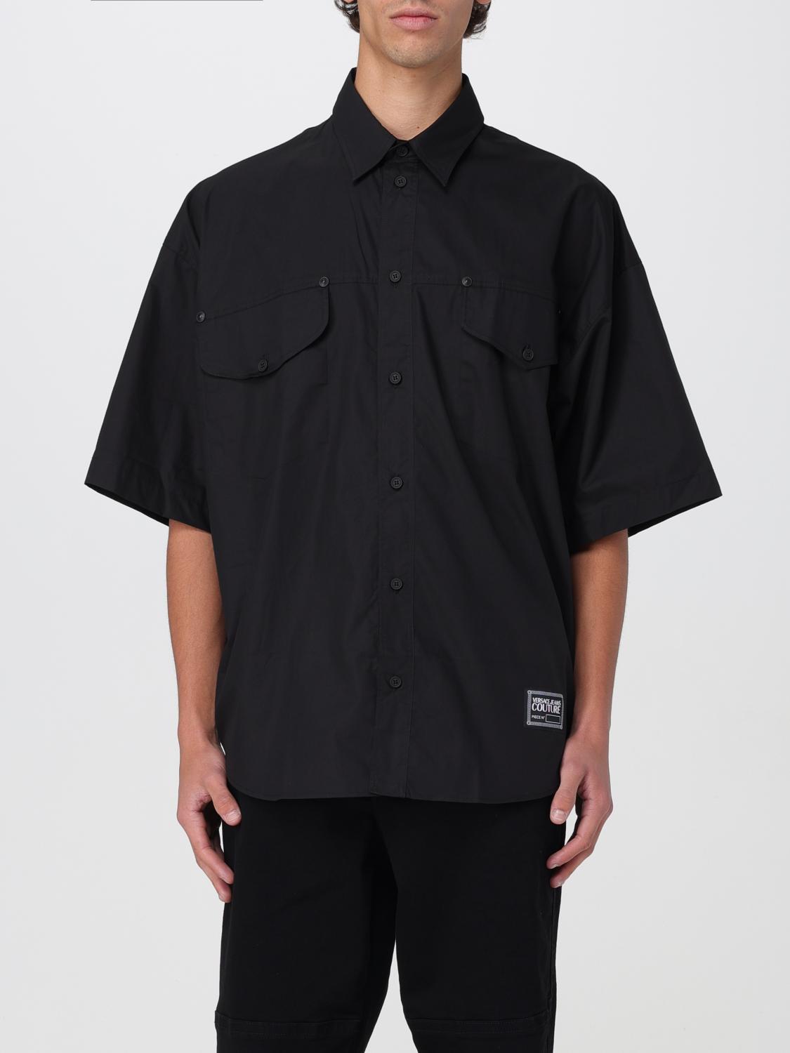 VERSACE JEANS COUTURE SHIRT VERSACE JEANS COUTURE MEN COLOR BLACK g77401002