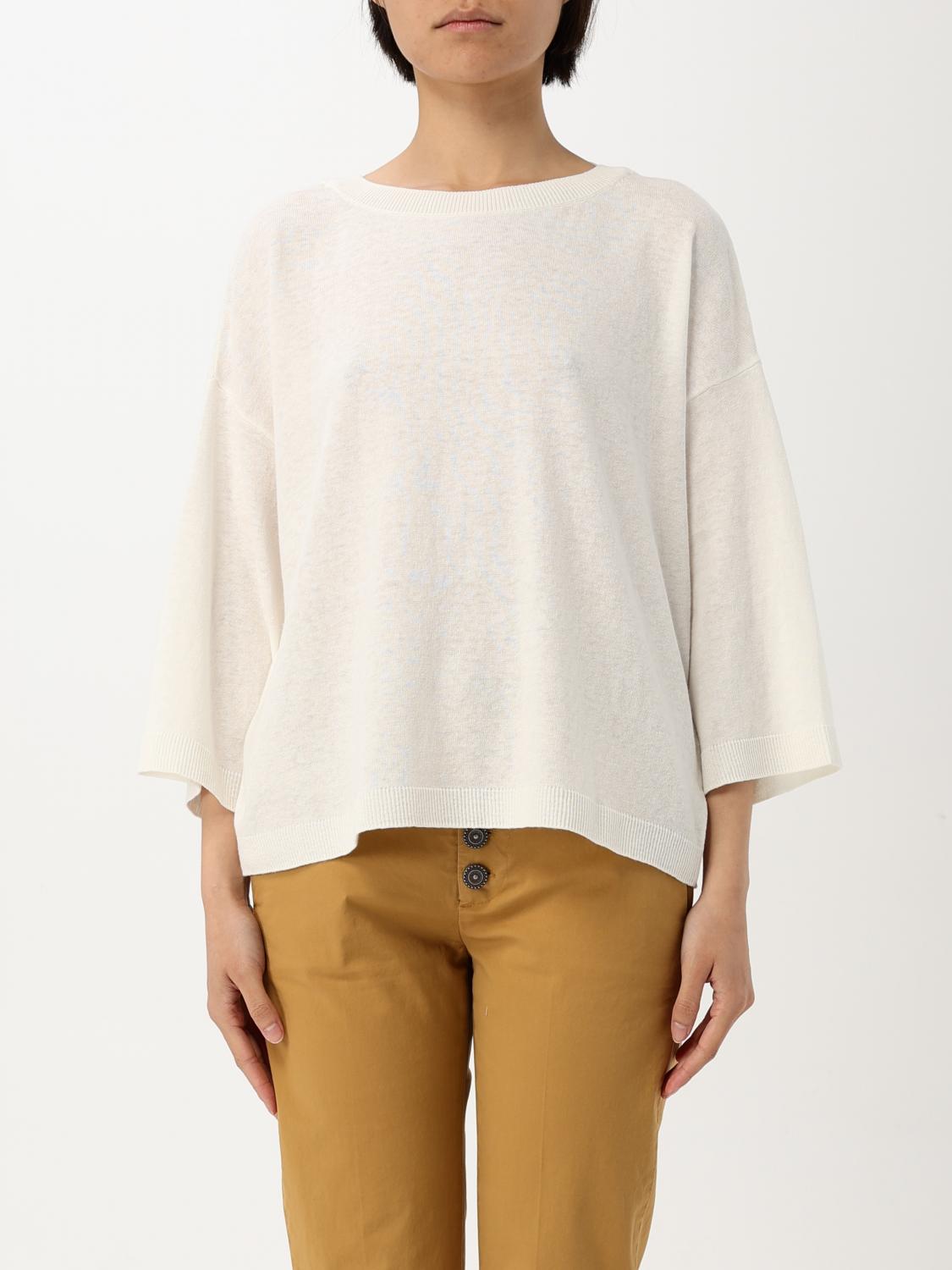 Barbour Sweater  Woman Color White In White