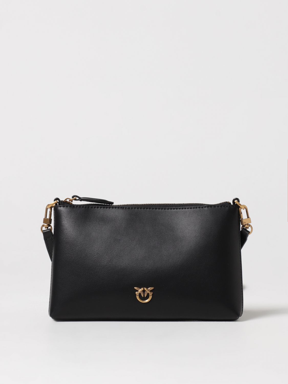 Pinko Flat Horizontal Mini Pouch In Black