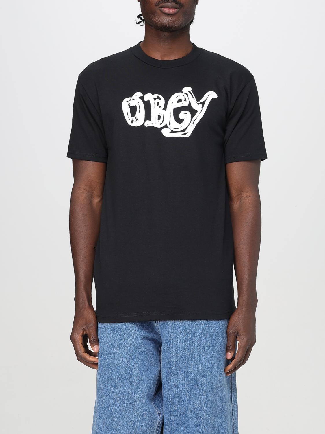 Obey T-Shirt Men color Black