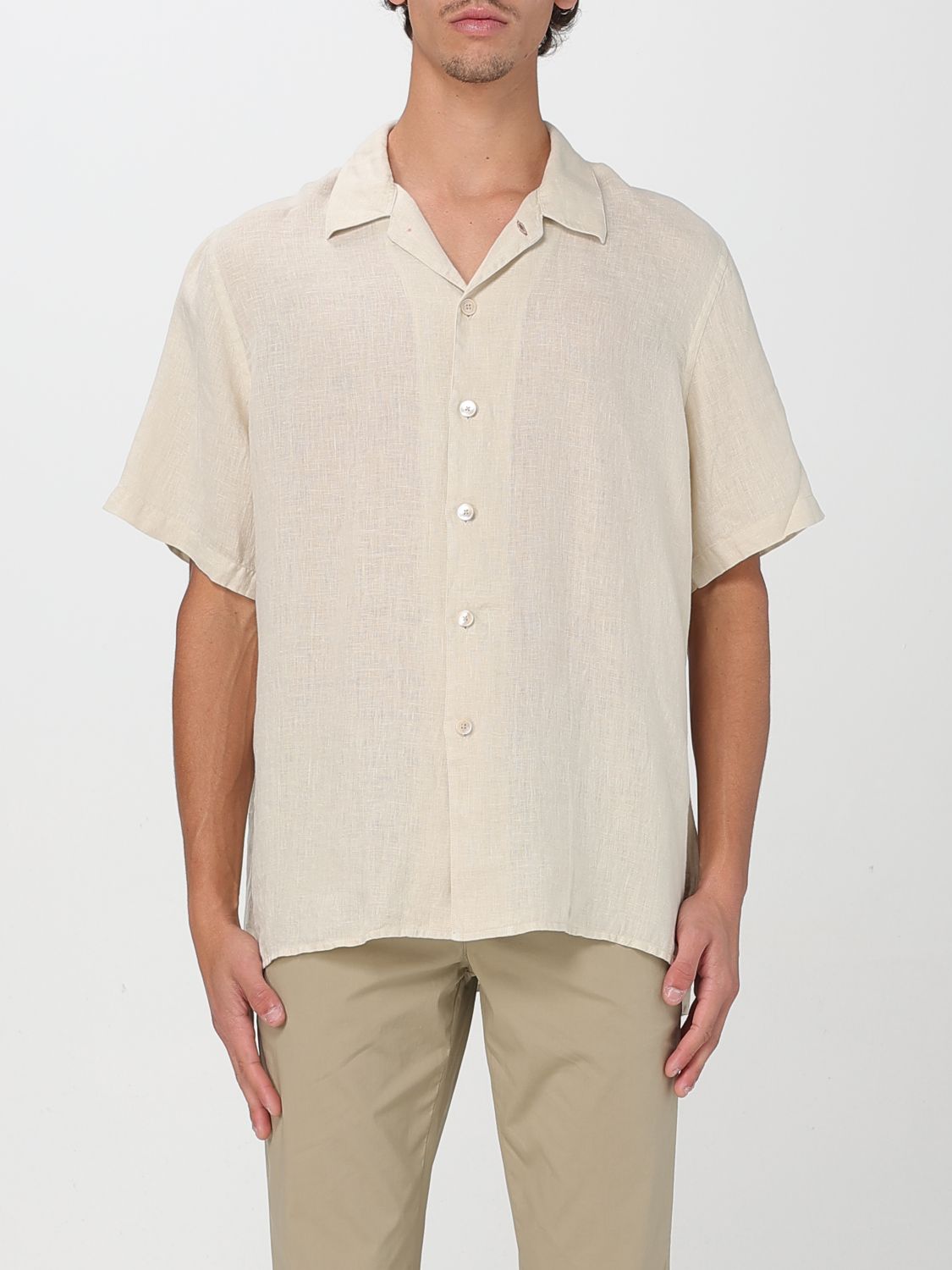 PAUL SMITH SHIRT PAUL SMITH MEN COLOR BEIGE g85373022