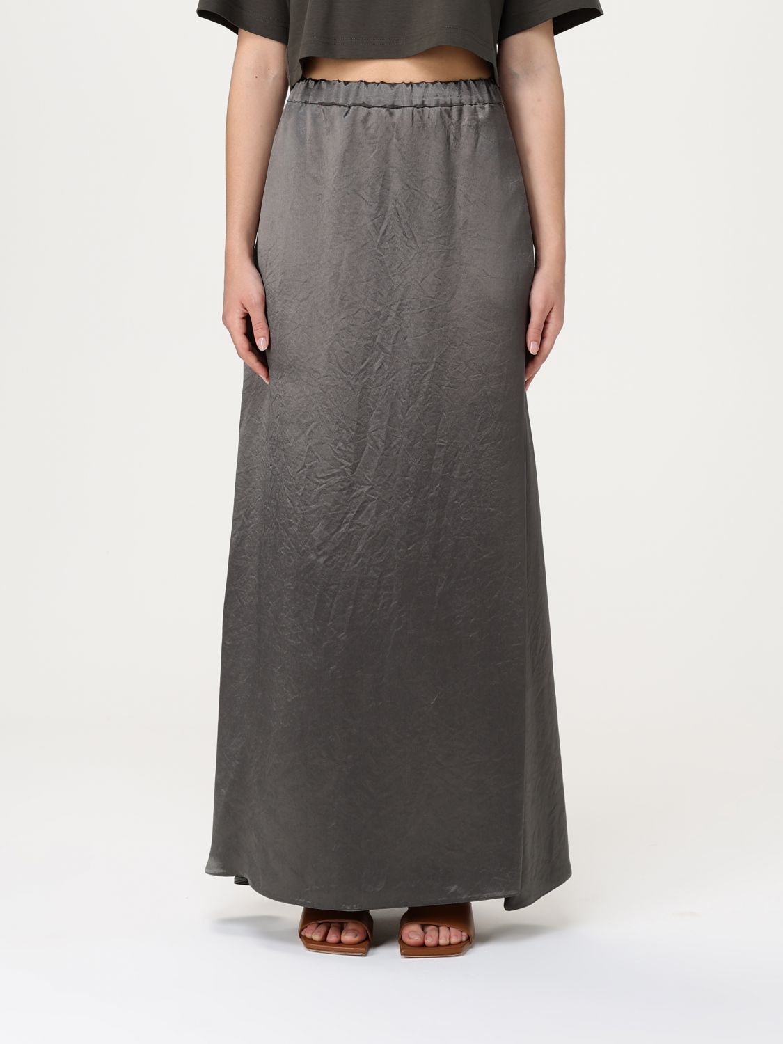 Mm Max Mara Skirt Woman Color Green In Green