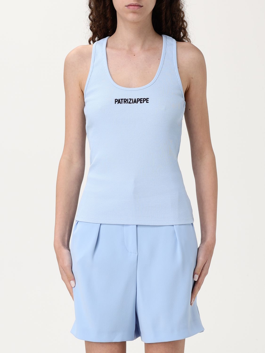Patrizia Pepe Sweater  Woman Color Sky Blue