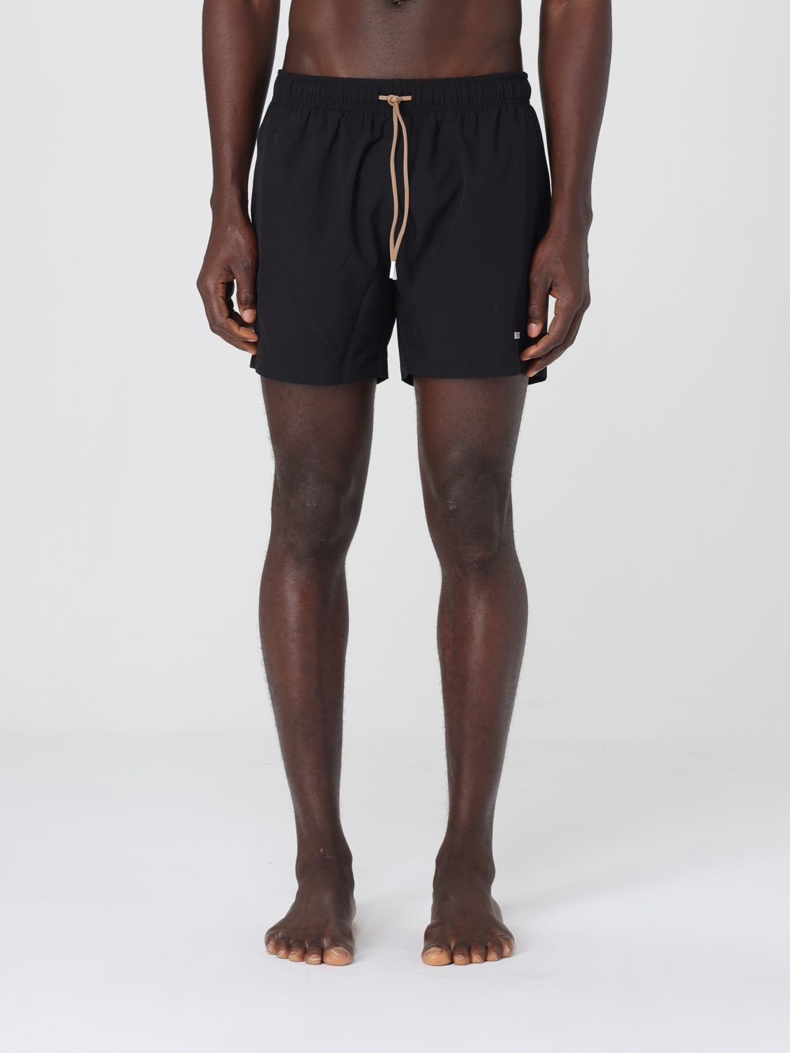 Hugo Boss Quick-drying Swim Shorts With Logo Print