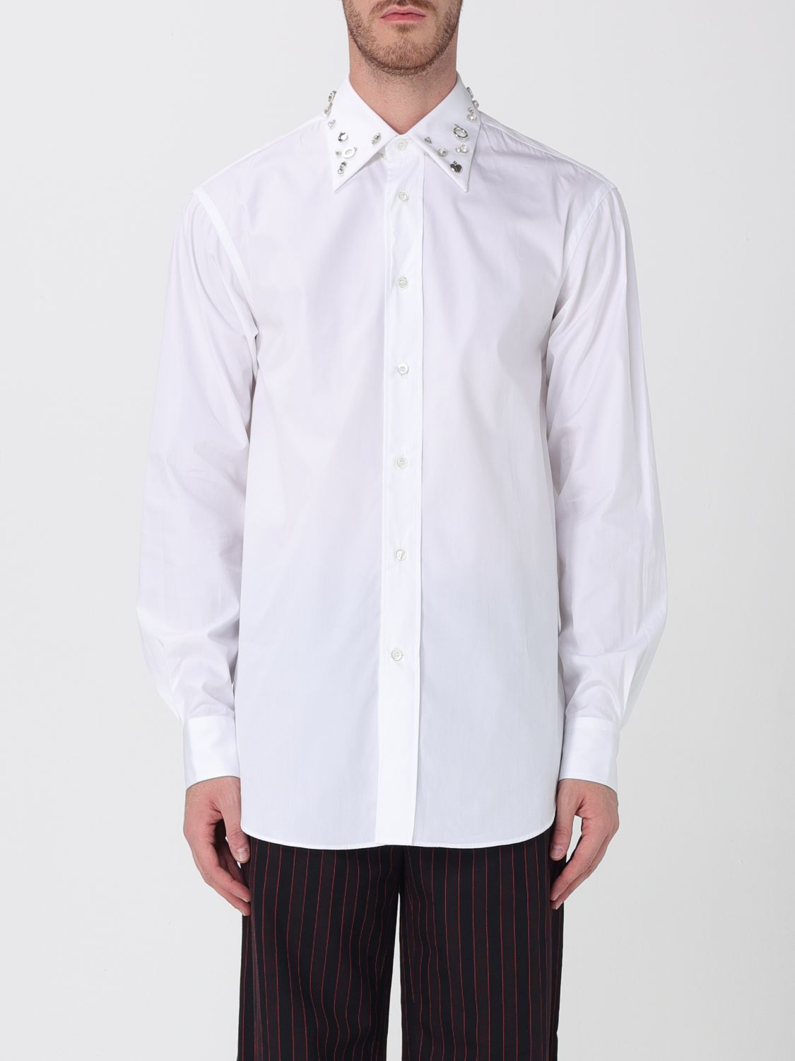 Alexander Mcqueen Sweater Mcqueen Men Color White In White