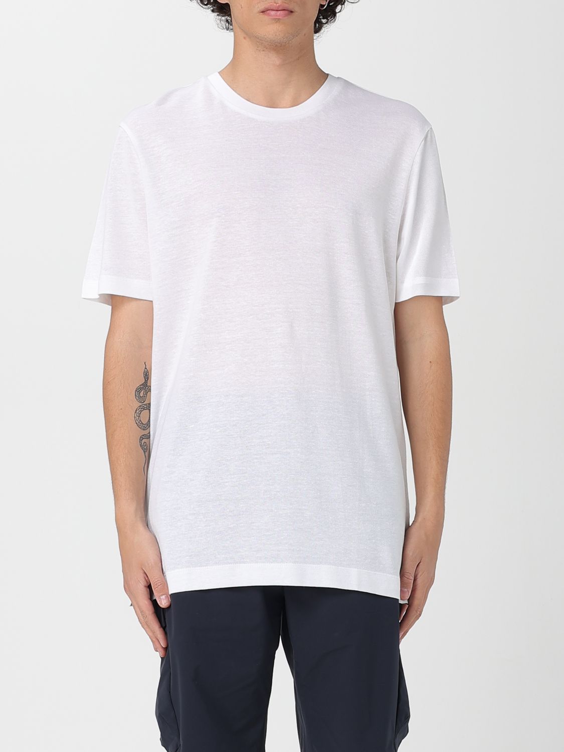 Shop Hugo Boss T-shirt Boss Men Color White