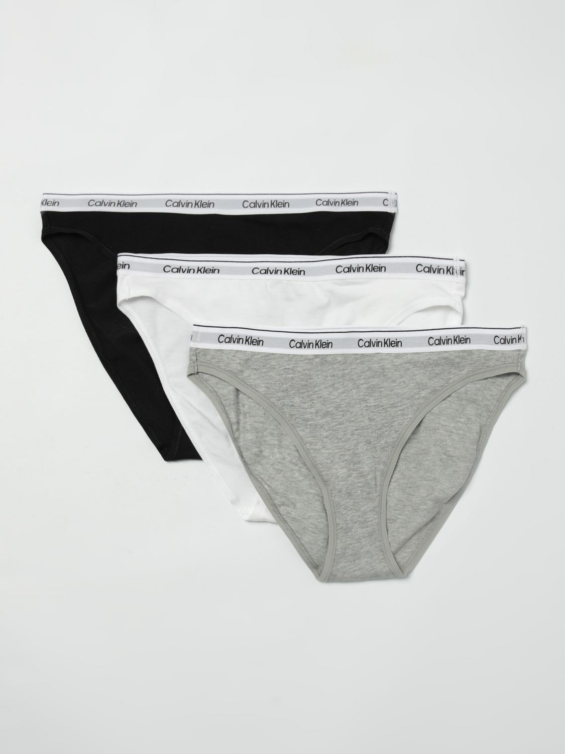 Calvin Klein Logo-waistband Bikini Briefs (pack Of Three) In Multi