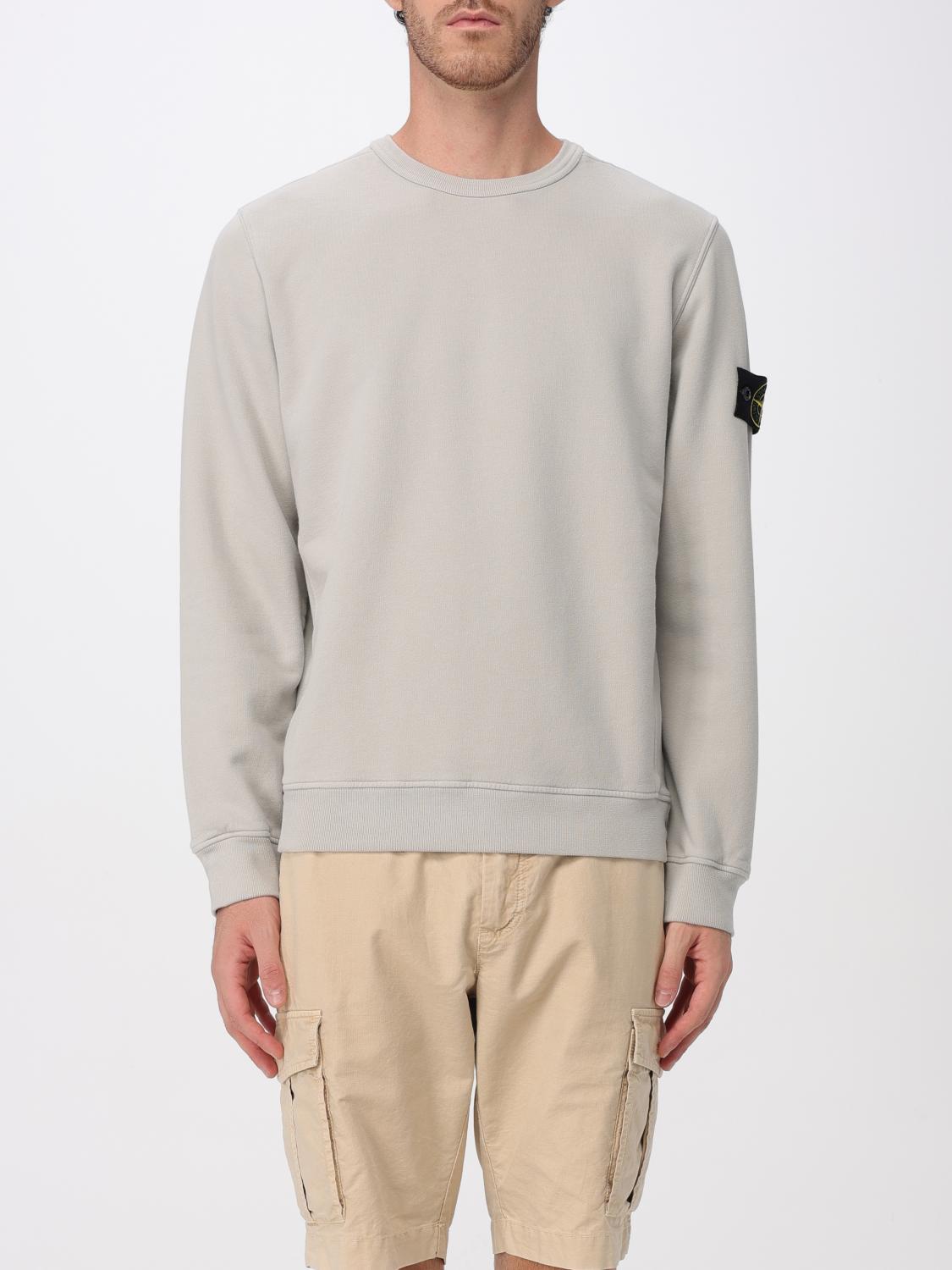 Stone Island Sweatshirt Men Color Grey 1 In Gray